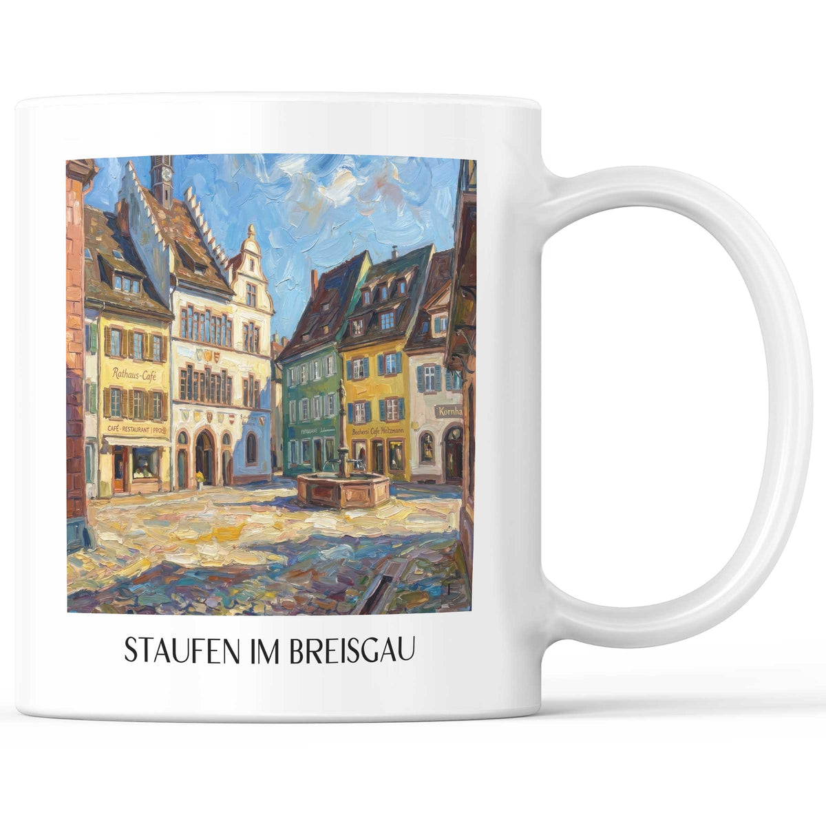 staufen-im-breisgau-schwarzwald-deutschland-kaffeebecher-oil-painting-oelgemaelde
