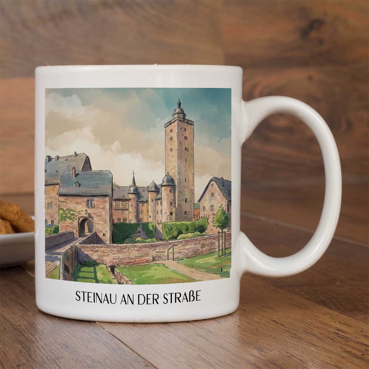 steinau-an-der-straße-spessart-deutschland-kaffeebecher-aquarell