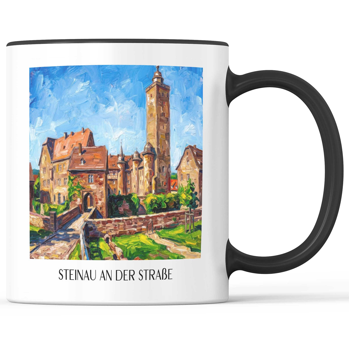 steinau-an-der-straße-spessart-deutschland-kaffeebecher-oil-painting-oelgemaelde