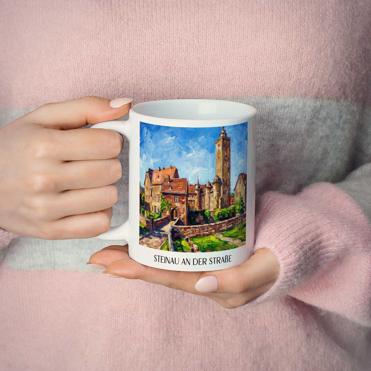 steinau-an-der-straße-spessart-deutschland-kaffeebecher-oil-painting-oelgemaelde