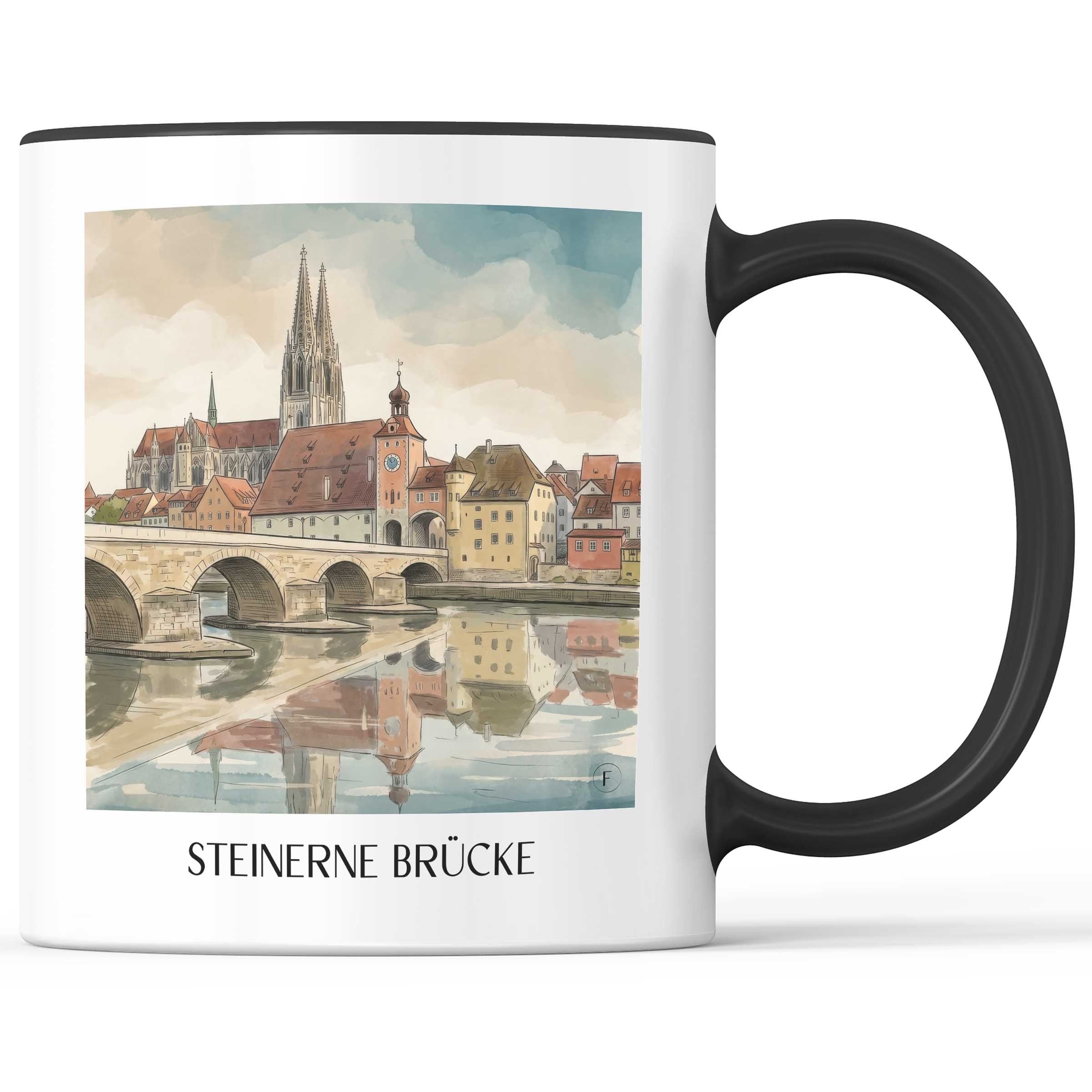 steinerne-brücke-regensburg-deutschland-kaffeebecher-aquarell