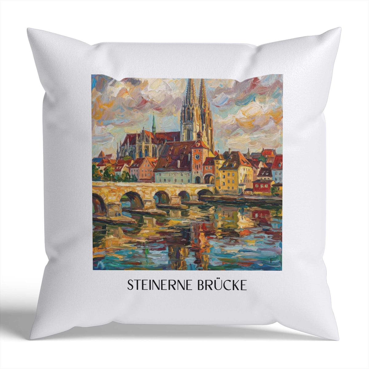 steinerne-brücke-regensburg-deutschland-kissenbezug-oil-painting-oelgemaelde