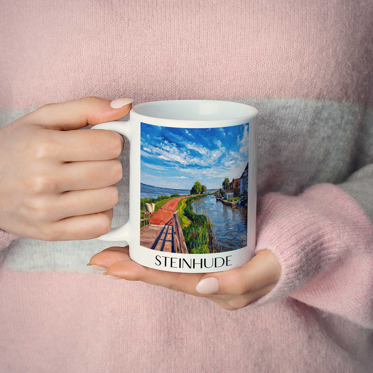 steinhude-niedersachsen-deutschland-kaffeebecher-oil-painting-oelgemaelde