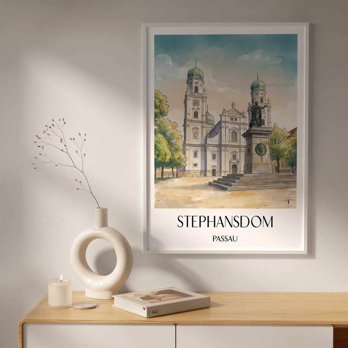 stephansdom-passau-deutschland-poster-aquarell