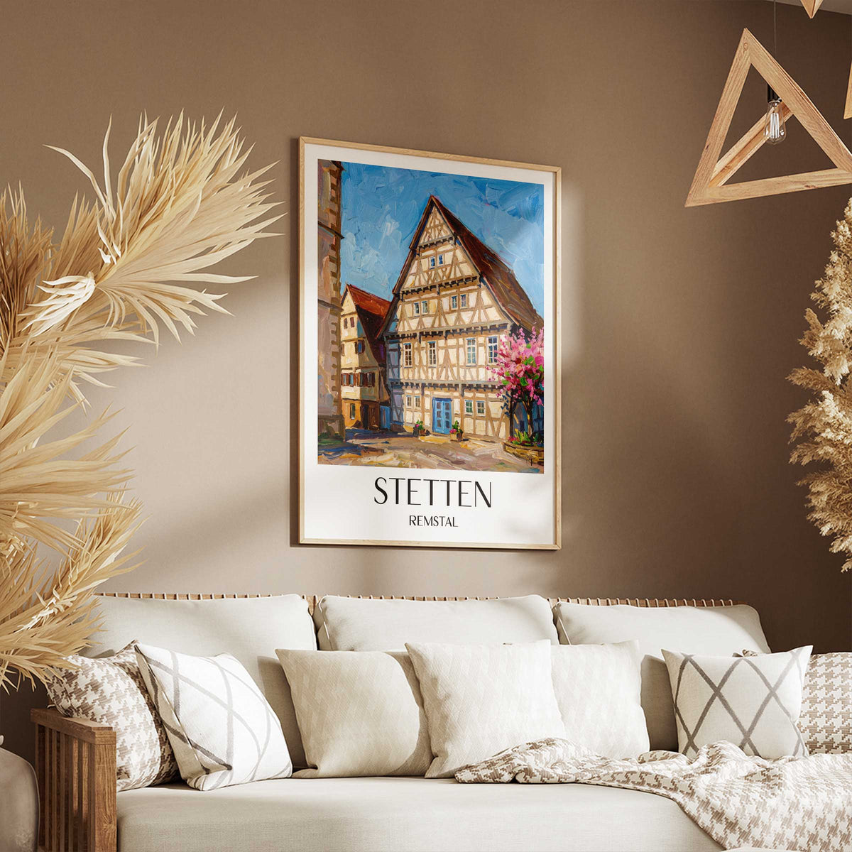 stetten-remstal-deutschland-poster-oil-painting-oelgemaelde