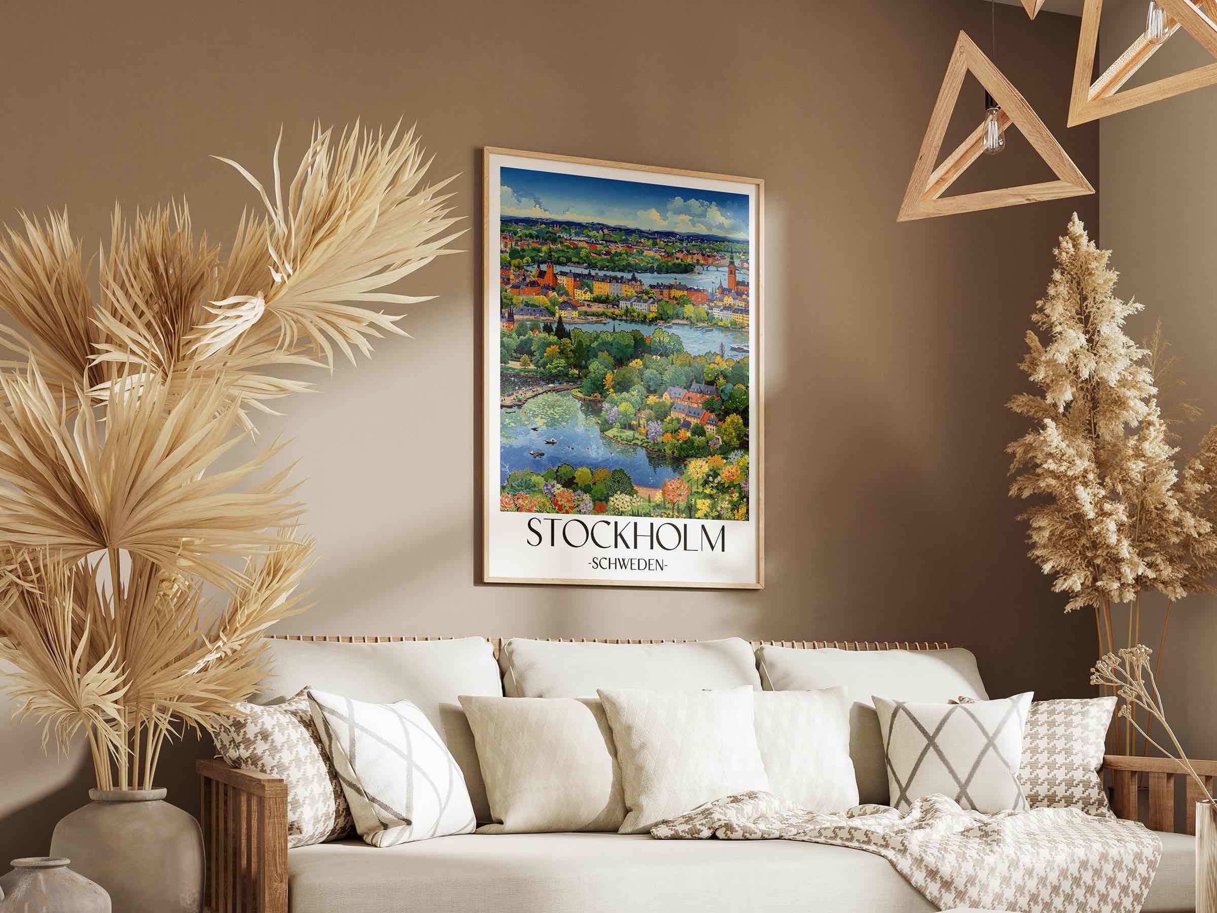 stockholm-schweden-poster-aquarell