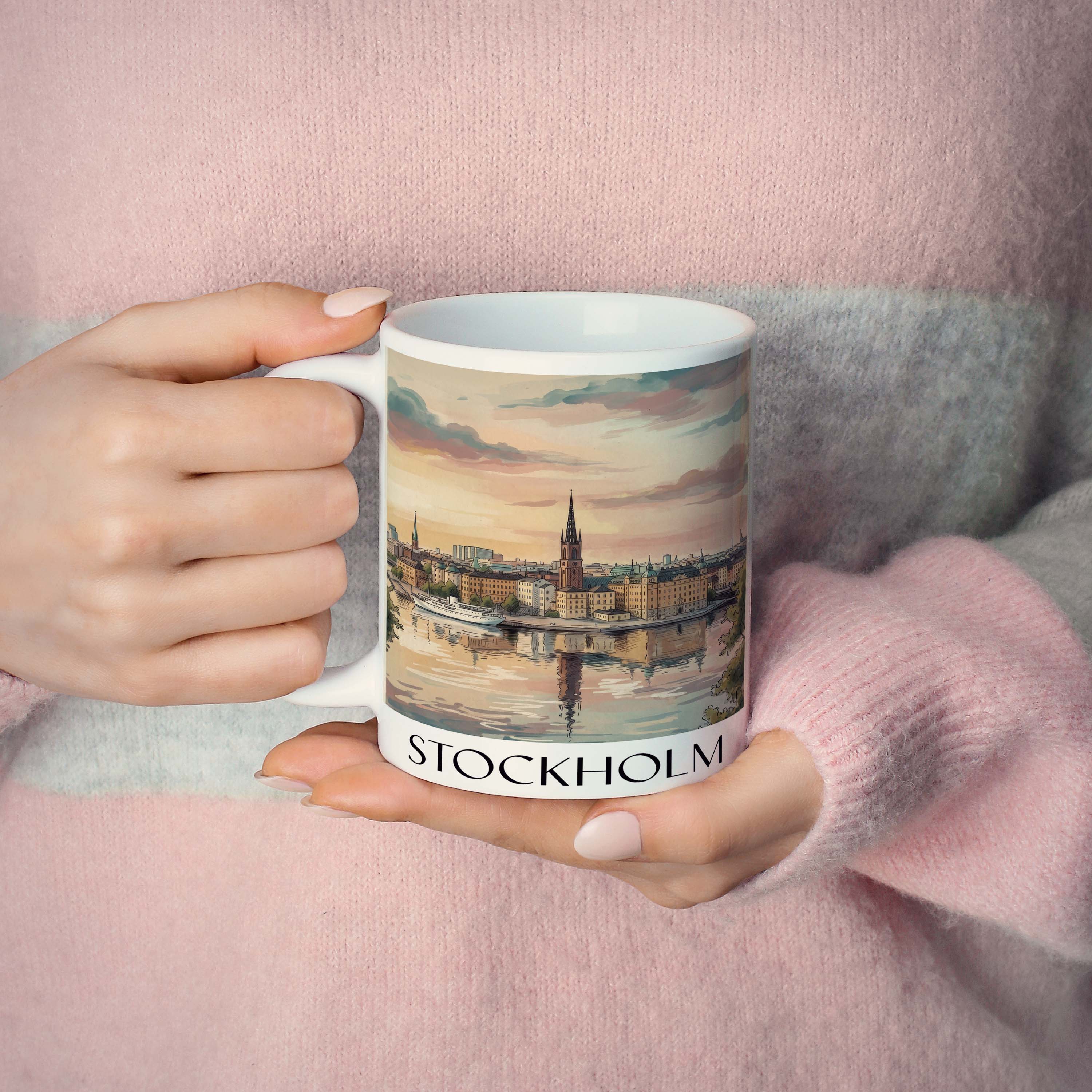 stockholm-schweden-kaffeebecher-aquarell