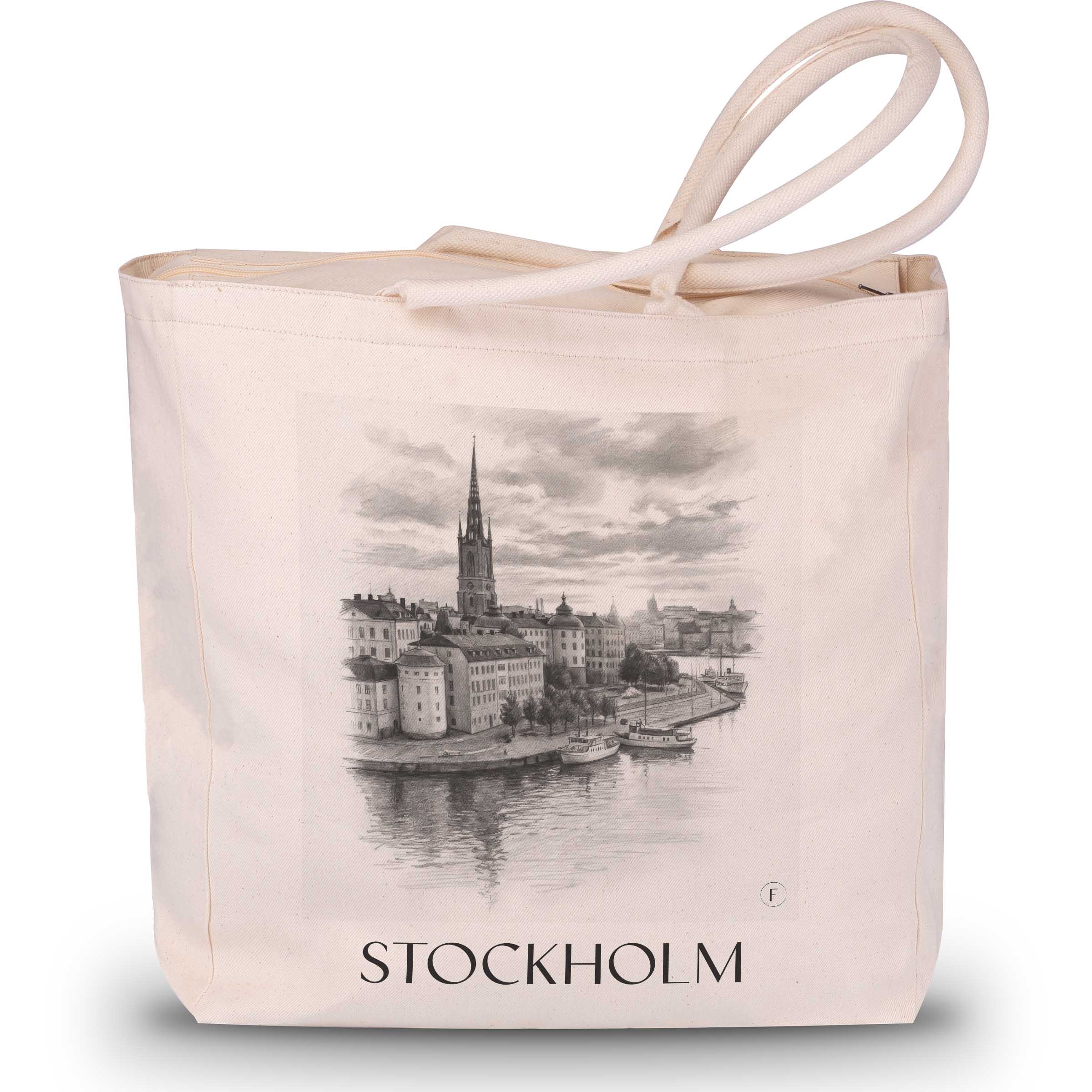 stockholm-schweden-einkaufstasche-bleistift-zeichnung-drawing