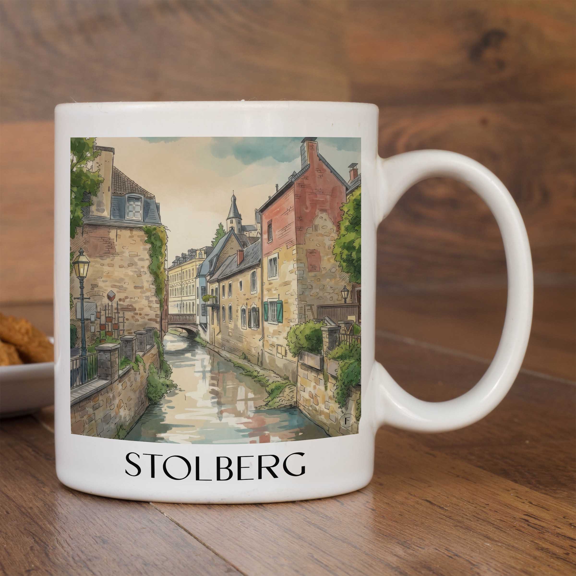 stolberg-rheinland-deutschland-kaffeebecher-aquarell