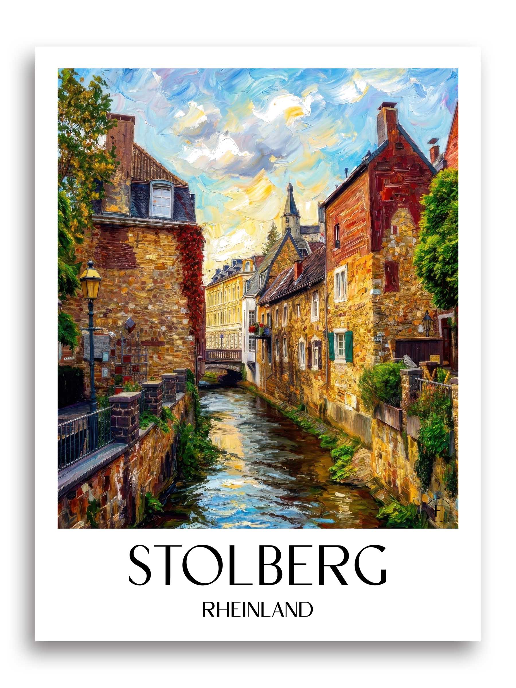stolberg-rheinland-deutschland-poster-oil-painting-oelgemaelde