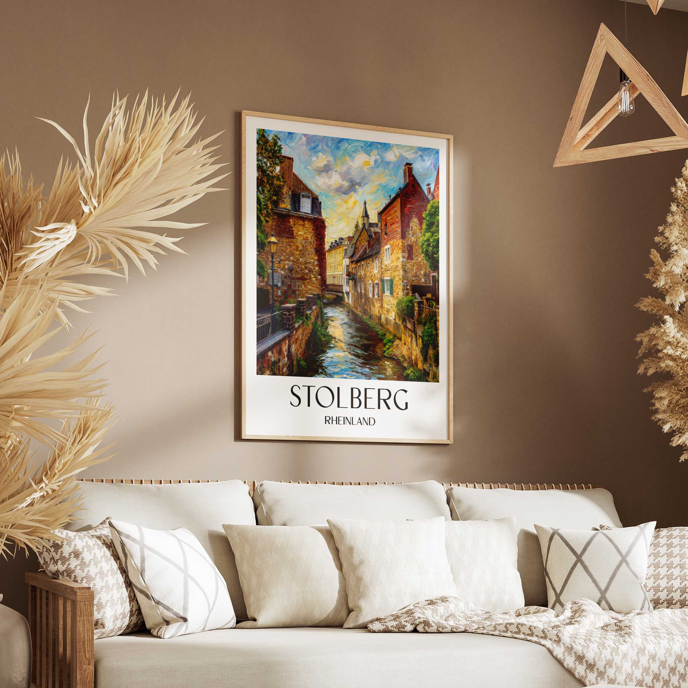 stolberg-rheinland-deutschland-poster-oil-painting-oelgemaelde