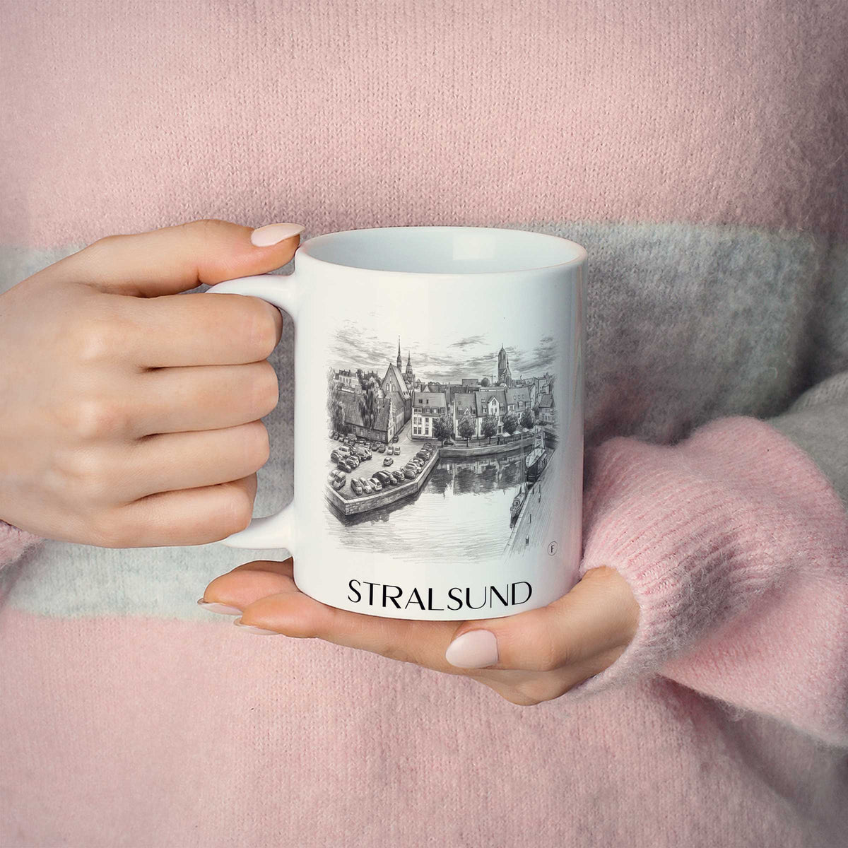 stralsund-vorpommern-deutschland-kaffeebecher-bleistift-zeichnung-drawing