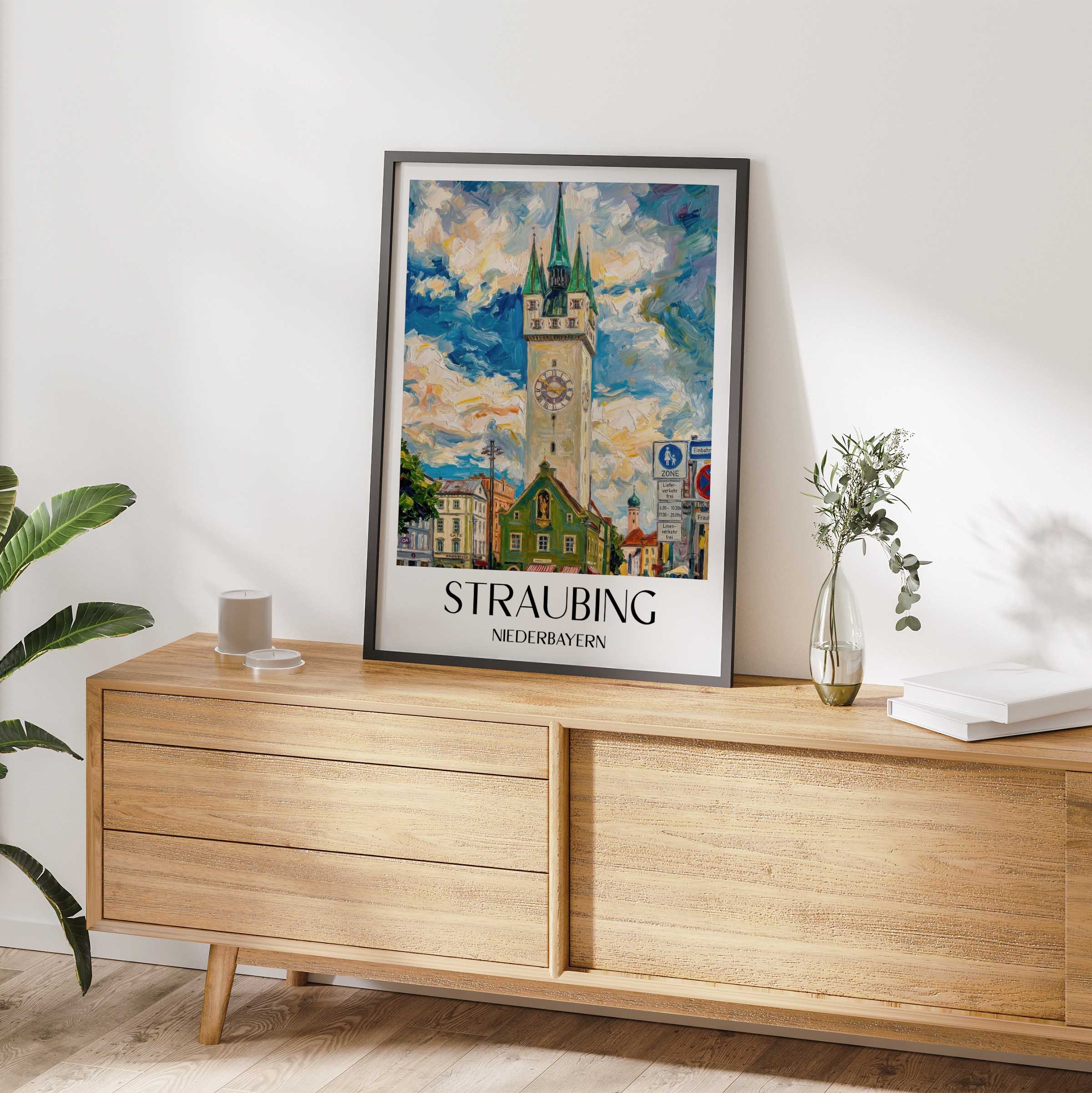 straubing-niederbayern-deutschland-poster-oil-painting-oelgemaelde