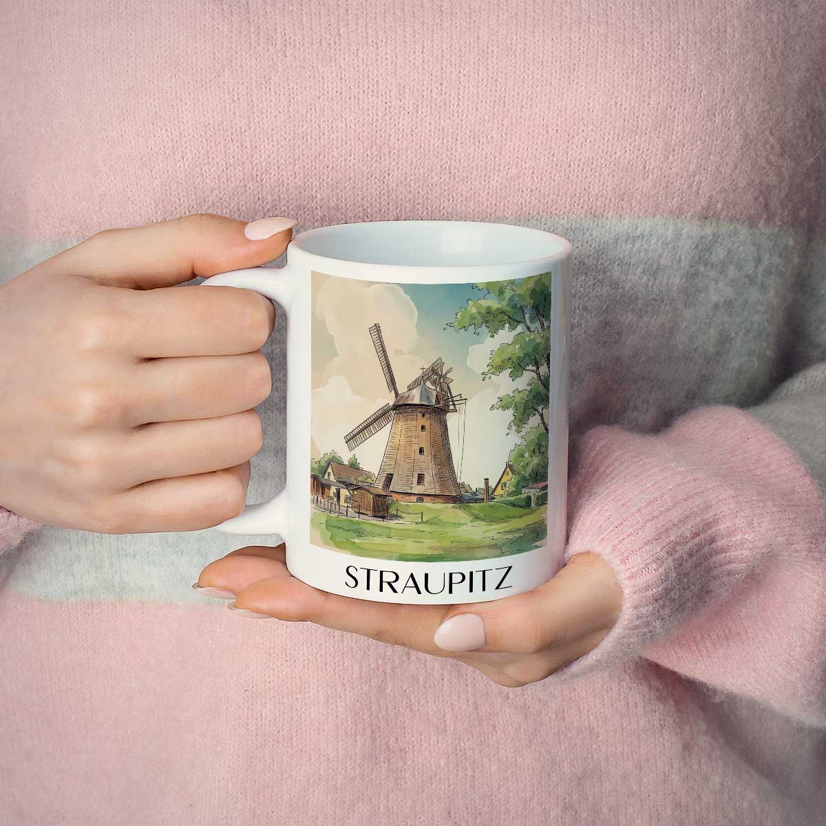 straupitz-spreewald-deutschland-kaffeebecher-aquarell