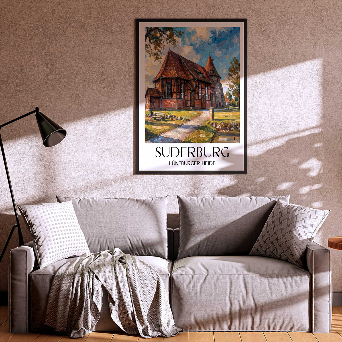 suderburg-lüneburger-heide-deutschland-poster-oil-painting-oelgemaelde