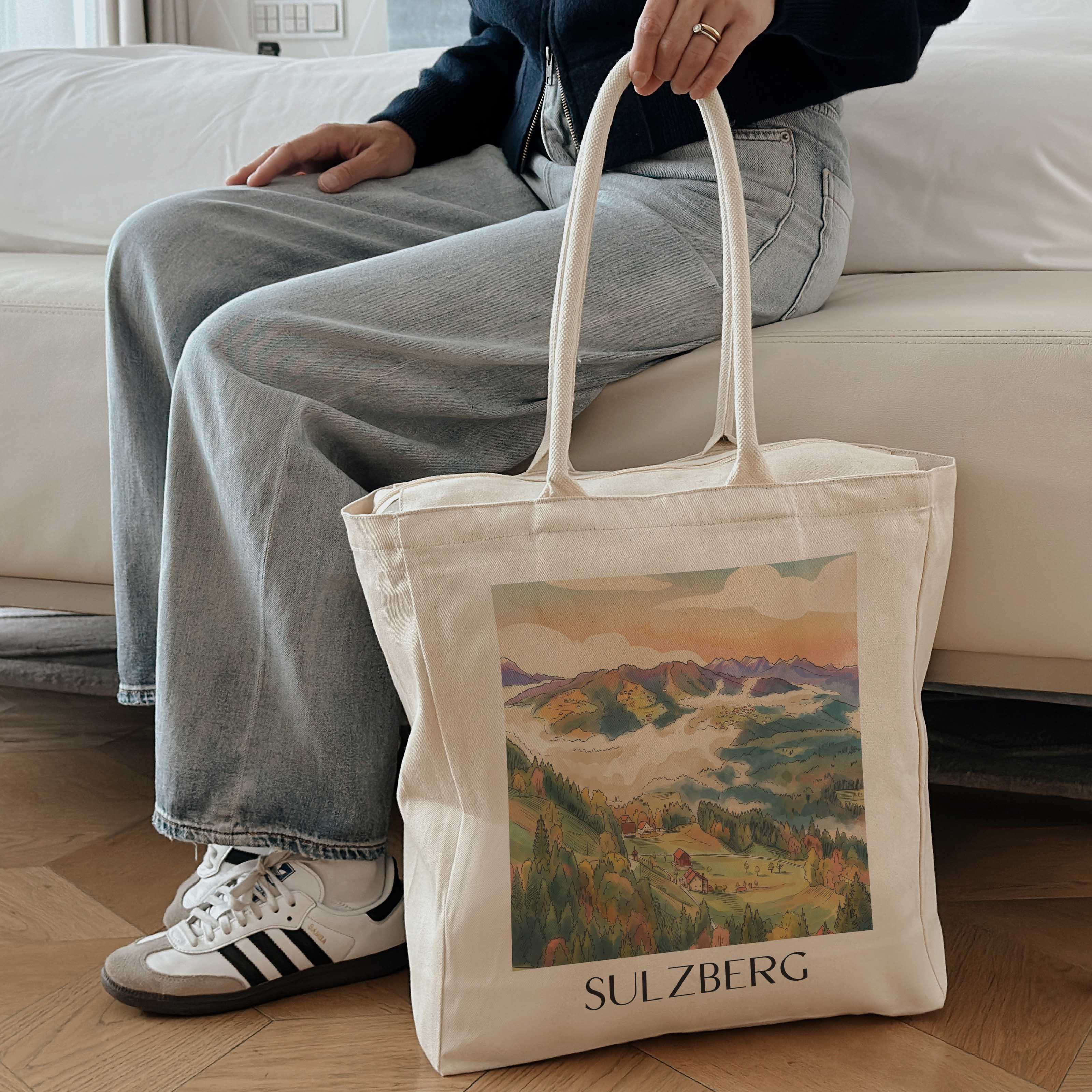 sulzberg-vorarlberg-österreich-einkaufstasche-aquarell