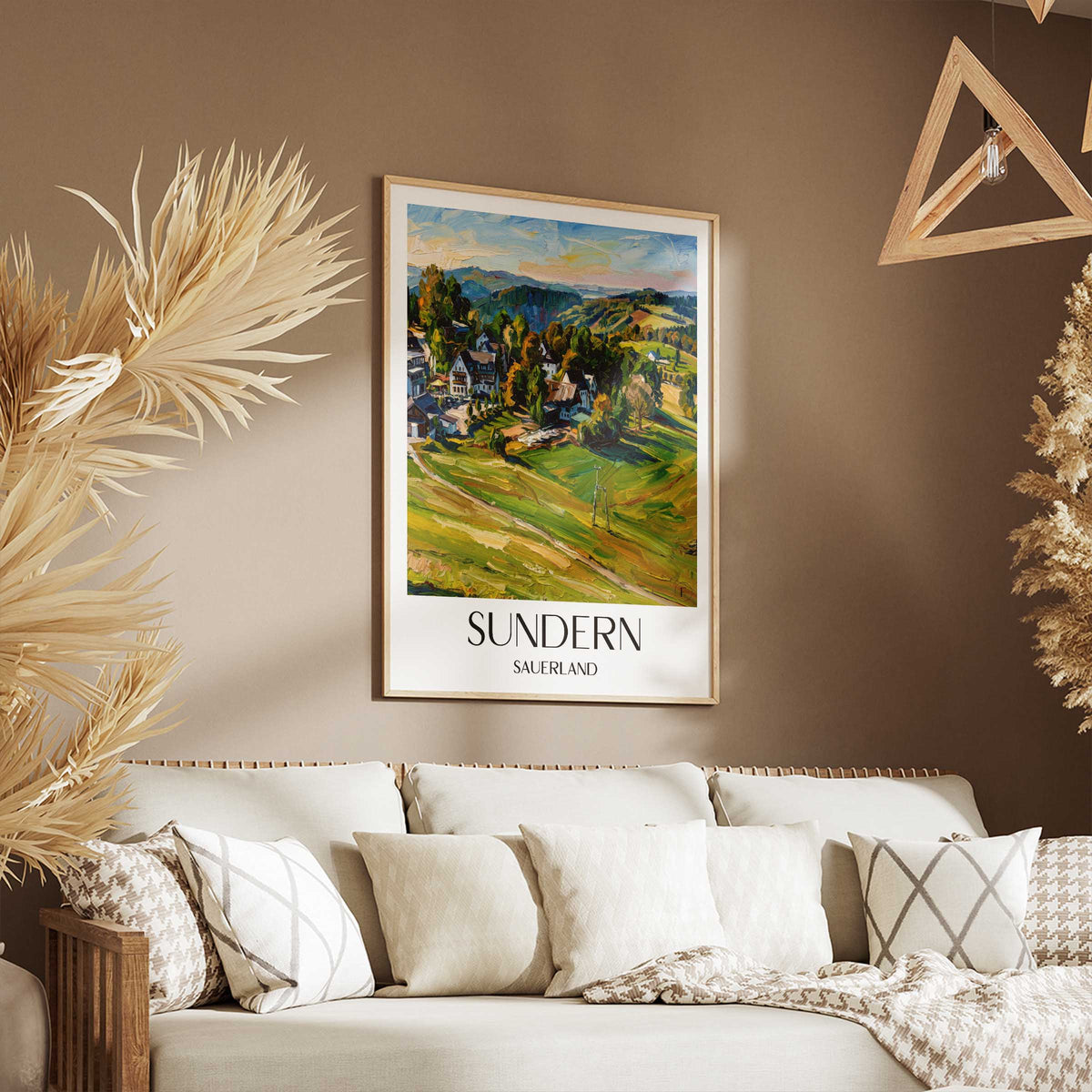 sundern-sauerland-deutschland-poster-oil-painting-oelgemaelde