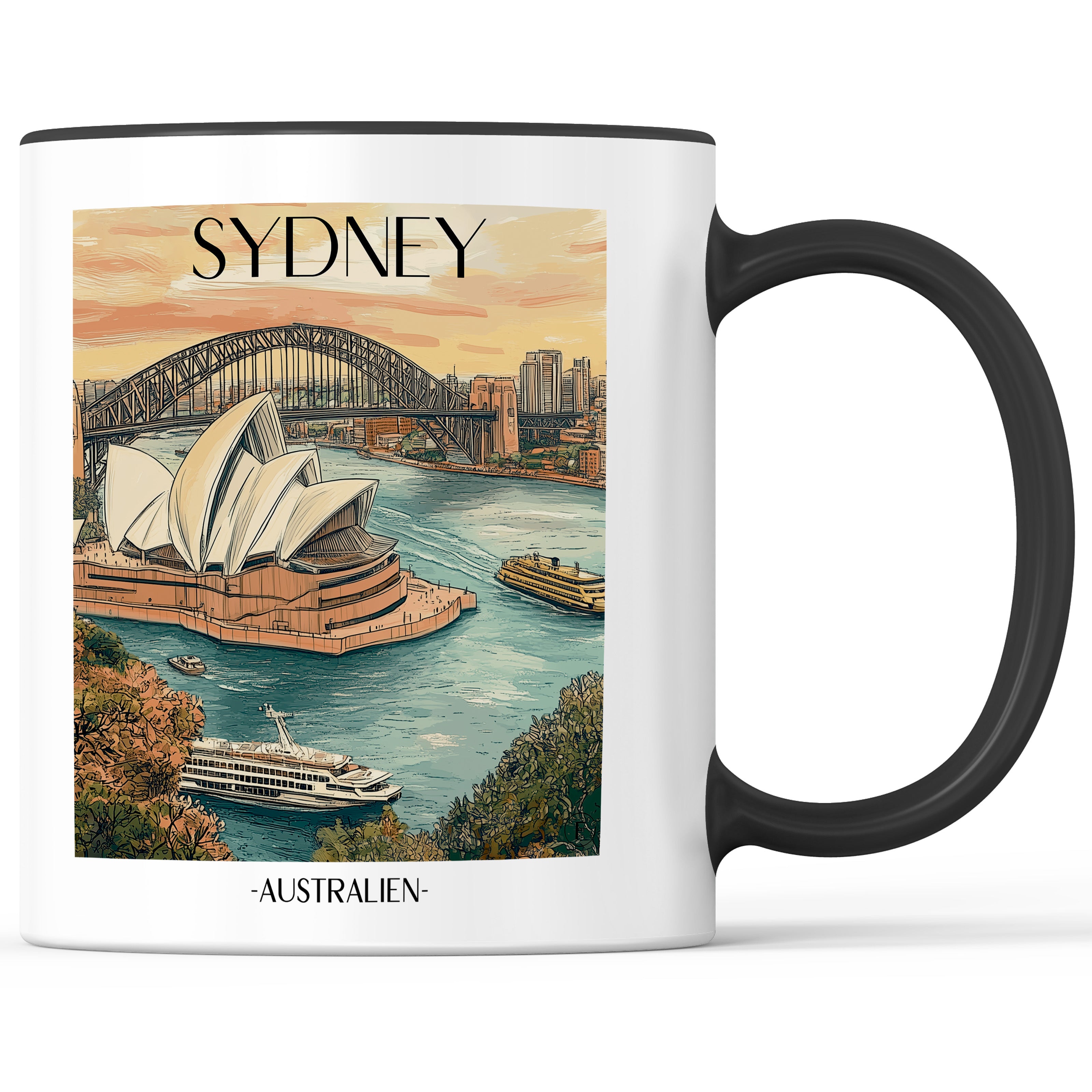 sydney-australien-einkaufstasche-aquarell