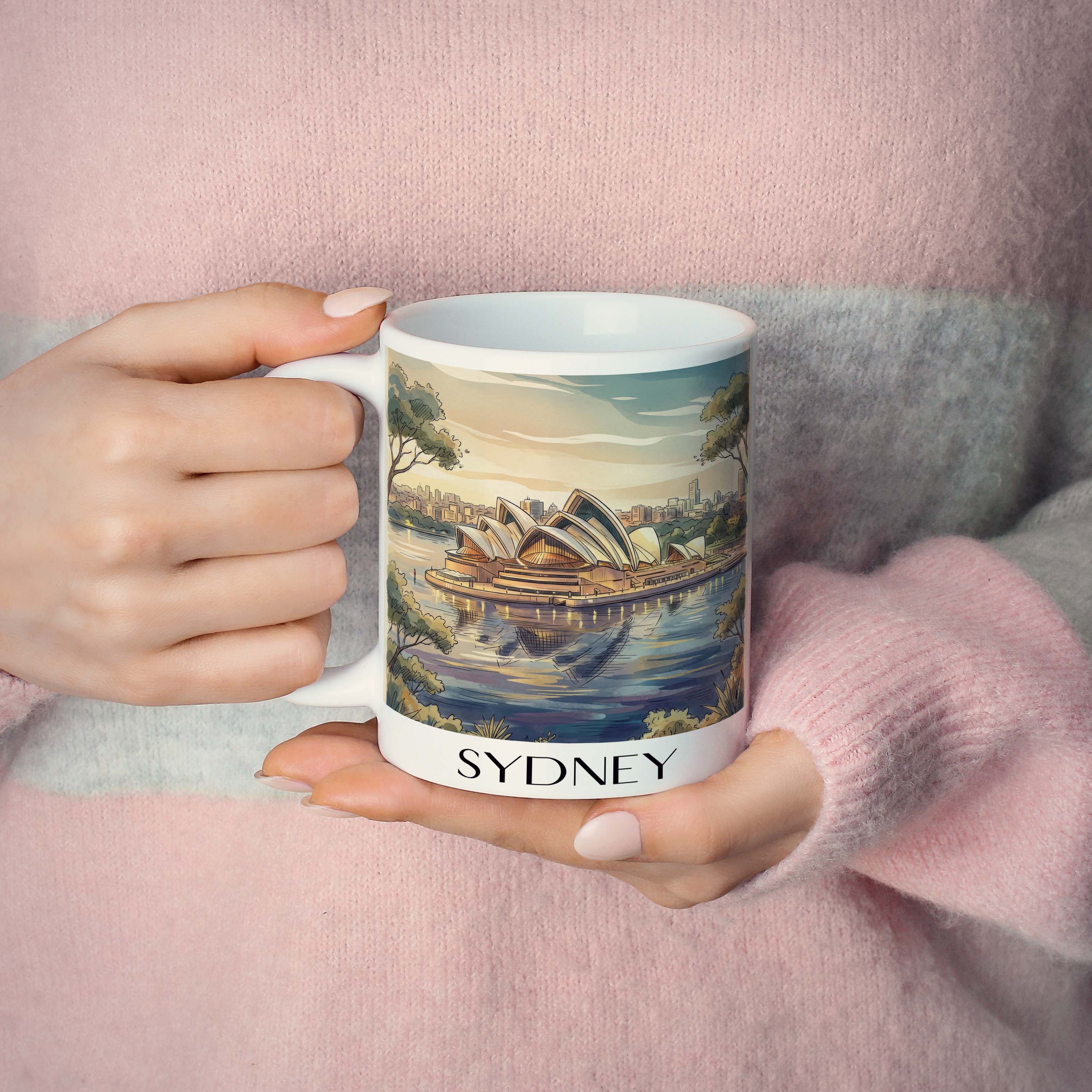 sydney-australien-kaffeebecher-aquarell