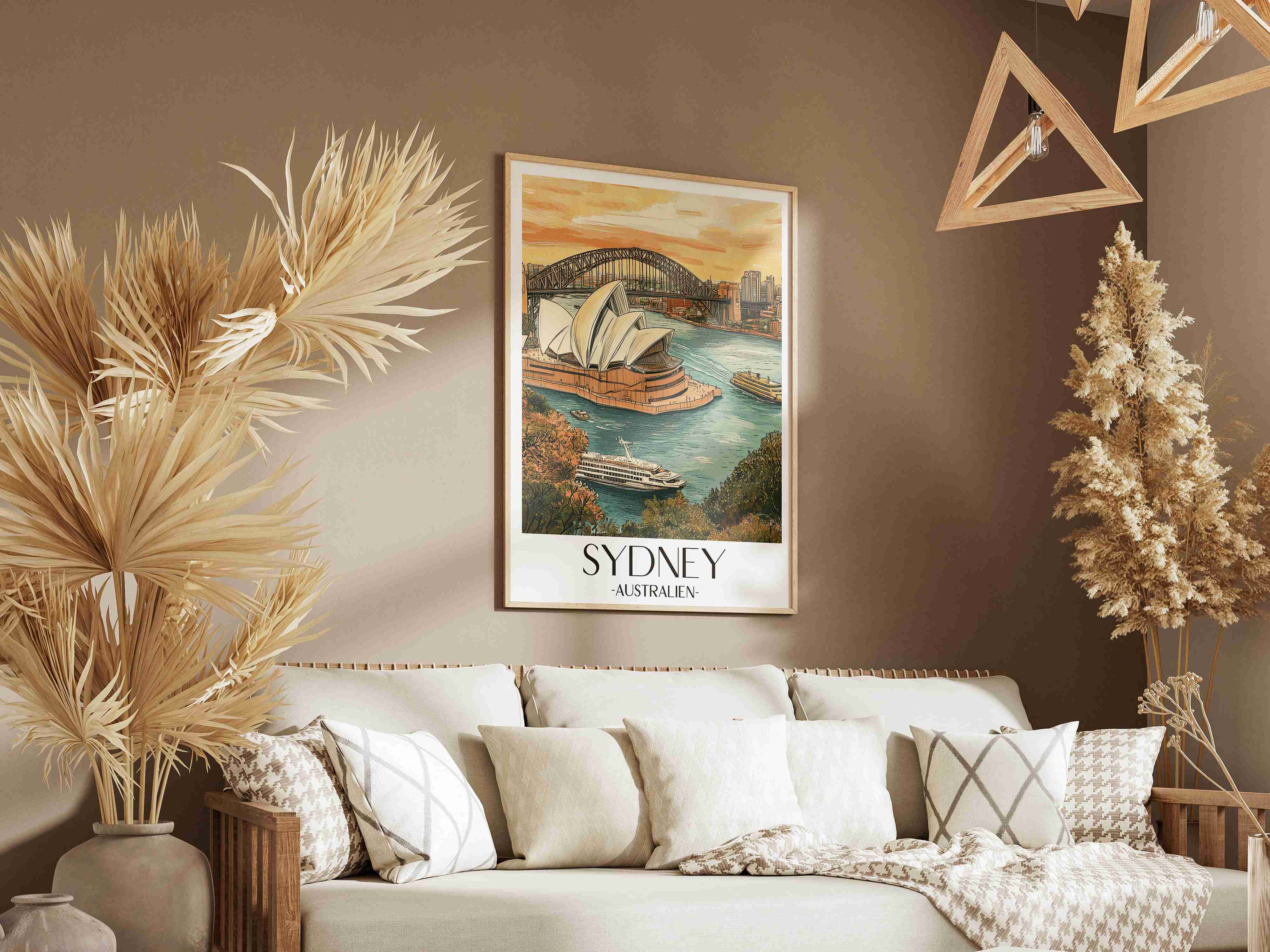 sydney-australien-poster-aquarell