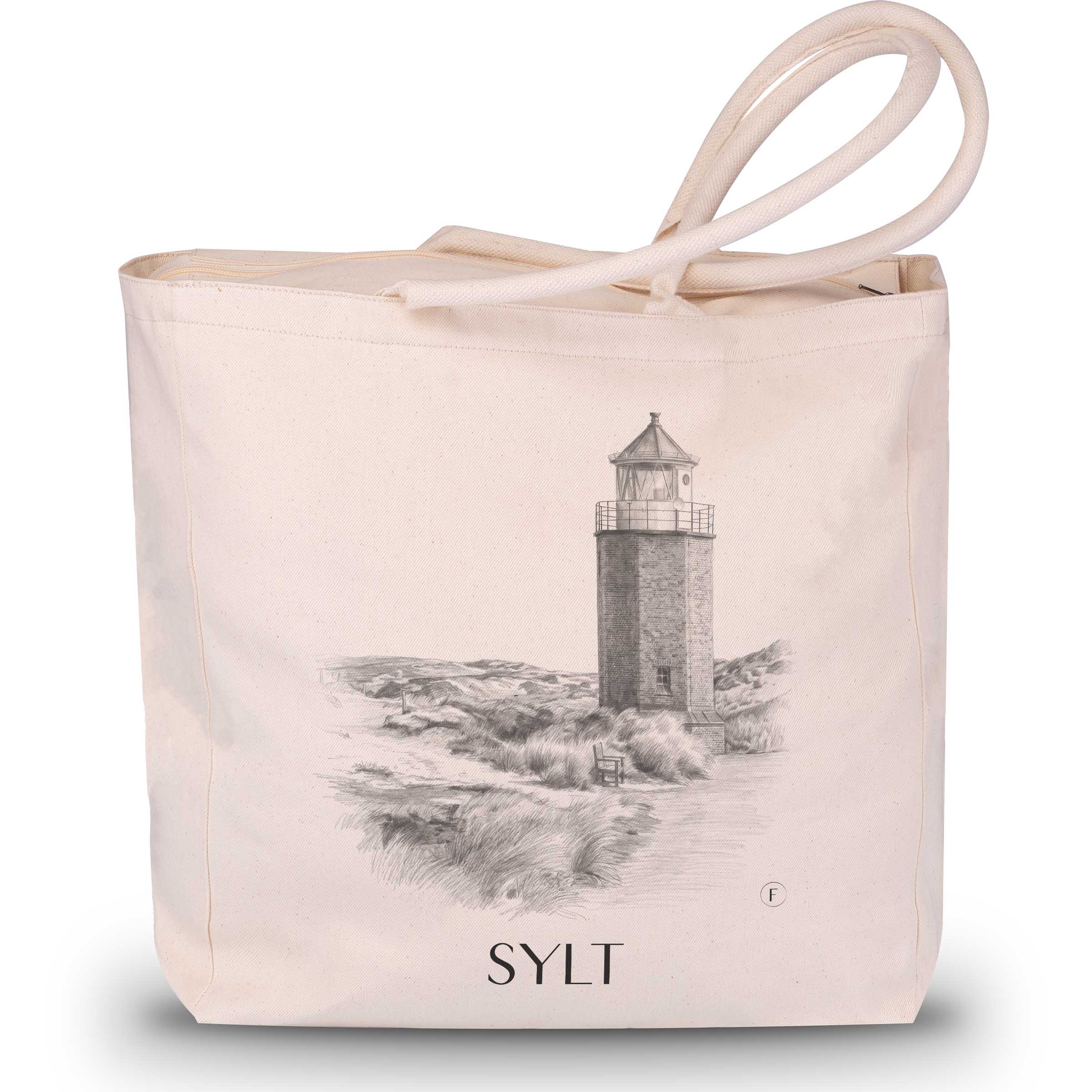 sylt-deutschland-einkaufstasche-bleistift-zeichnung-drawing