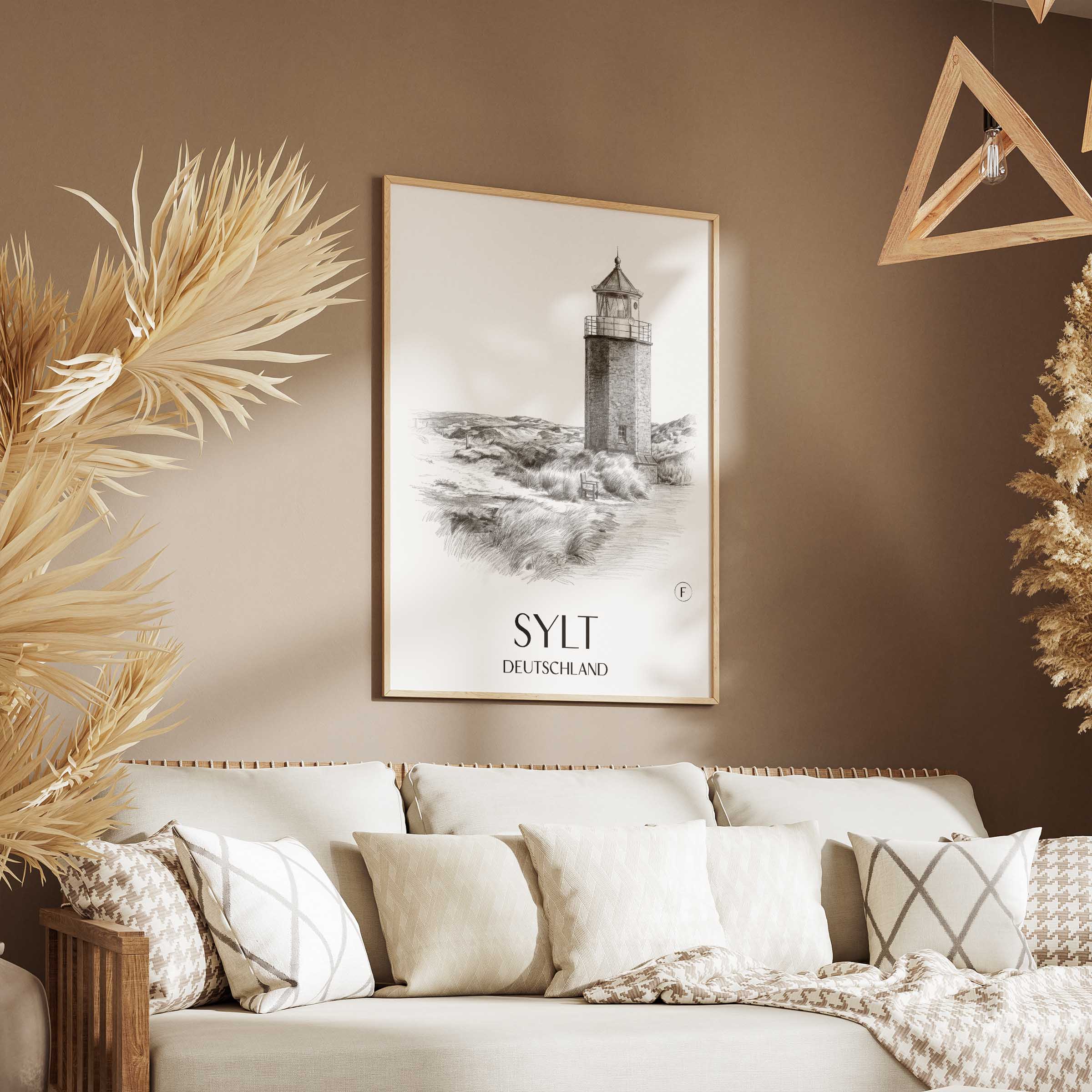 sylt-deutschland-poster-bleistift-zeichnung-drawing