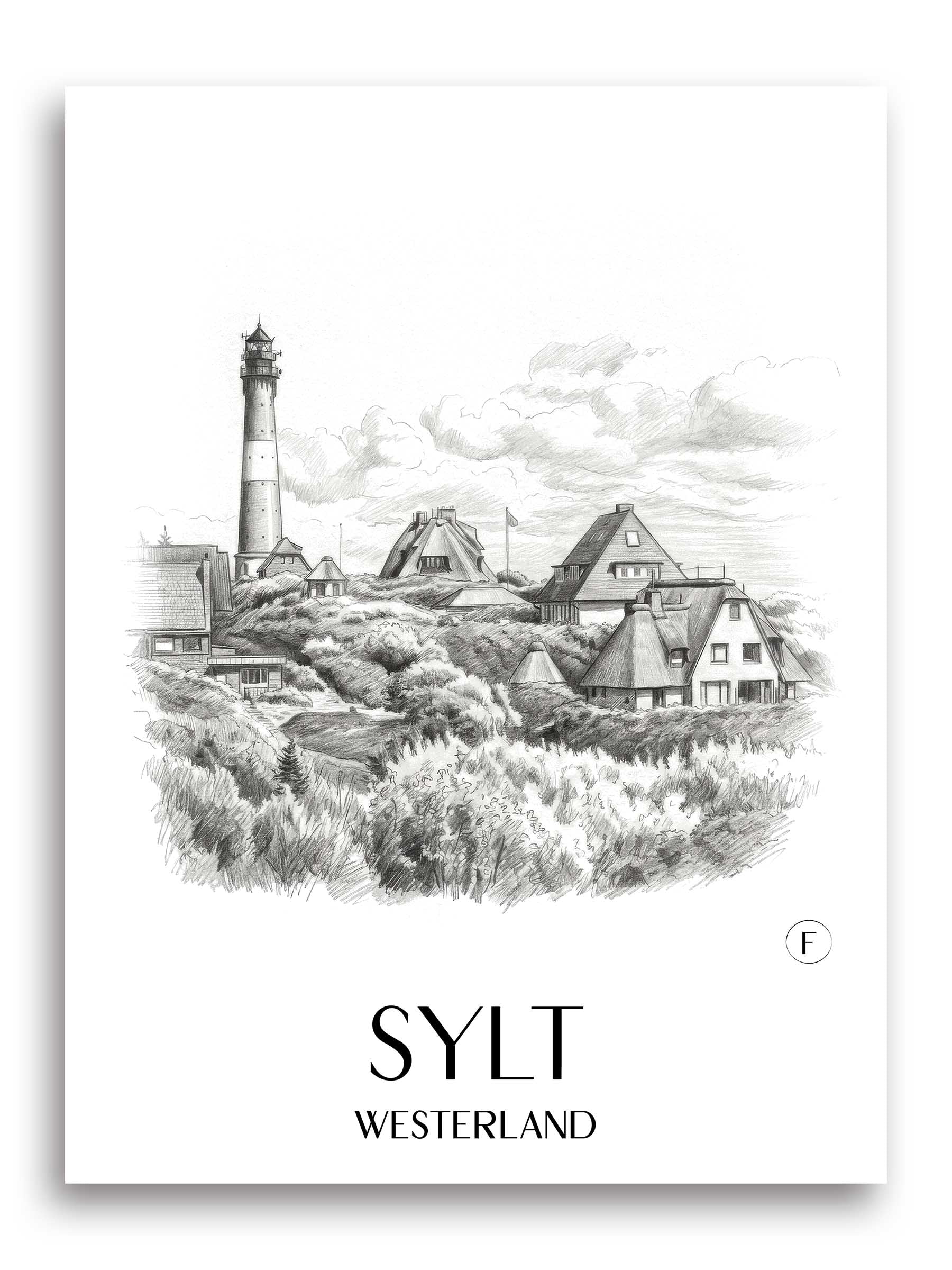 sylt-westerland-deutschland-poster-bleistift-zeichnung-drawing