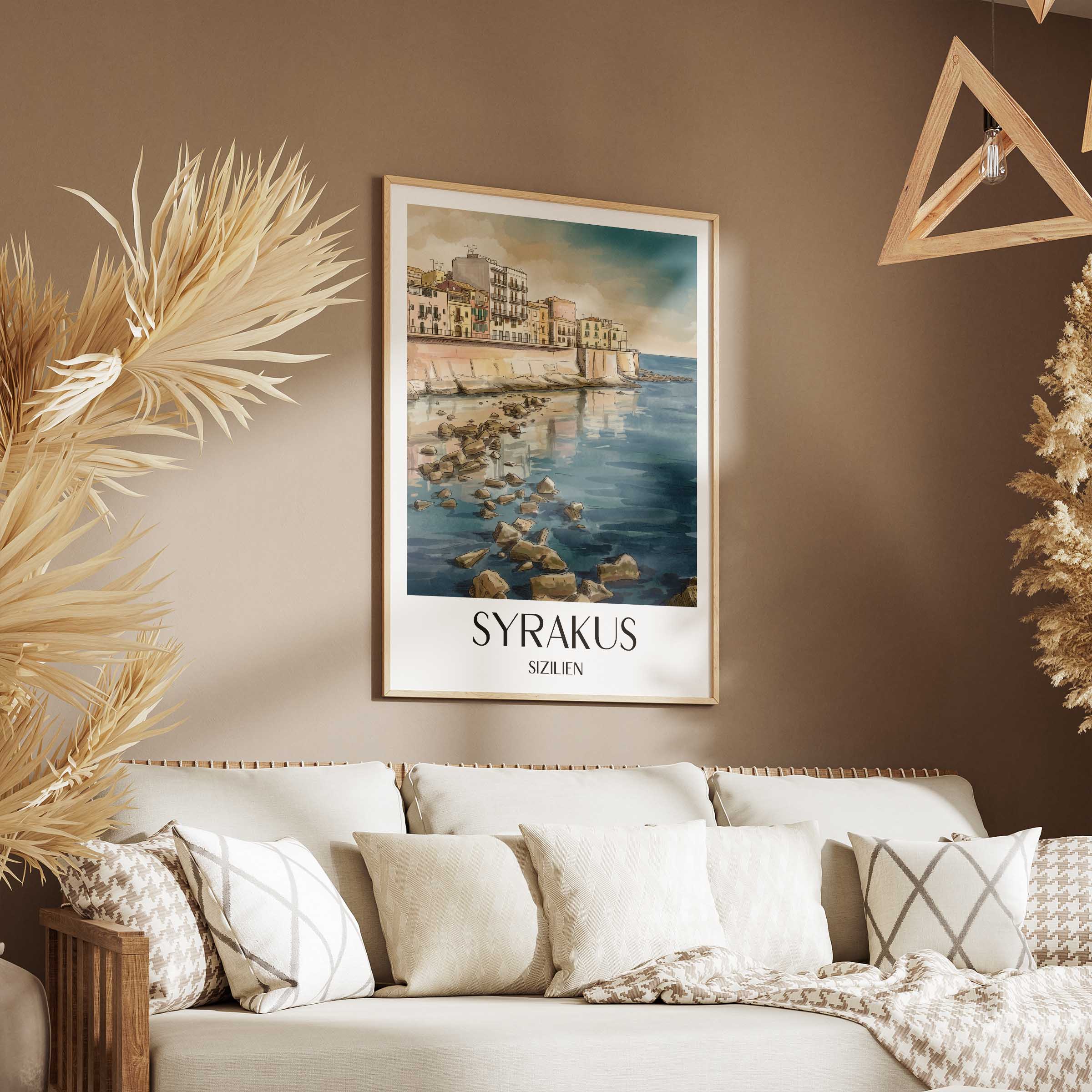 syrakus-sizilien-italien-poster-aquarell