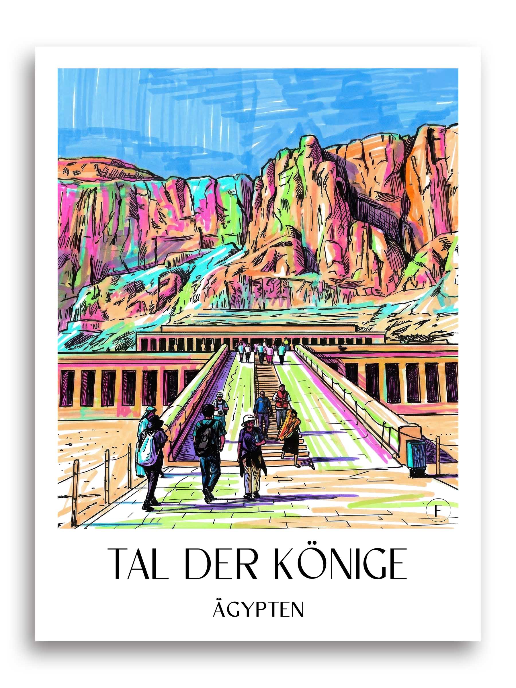 tal-der-könige-ägypten-poster-graffiti