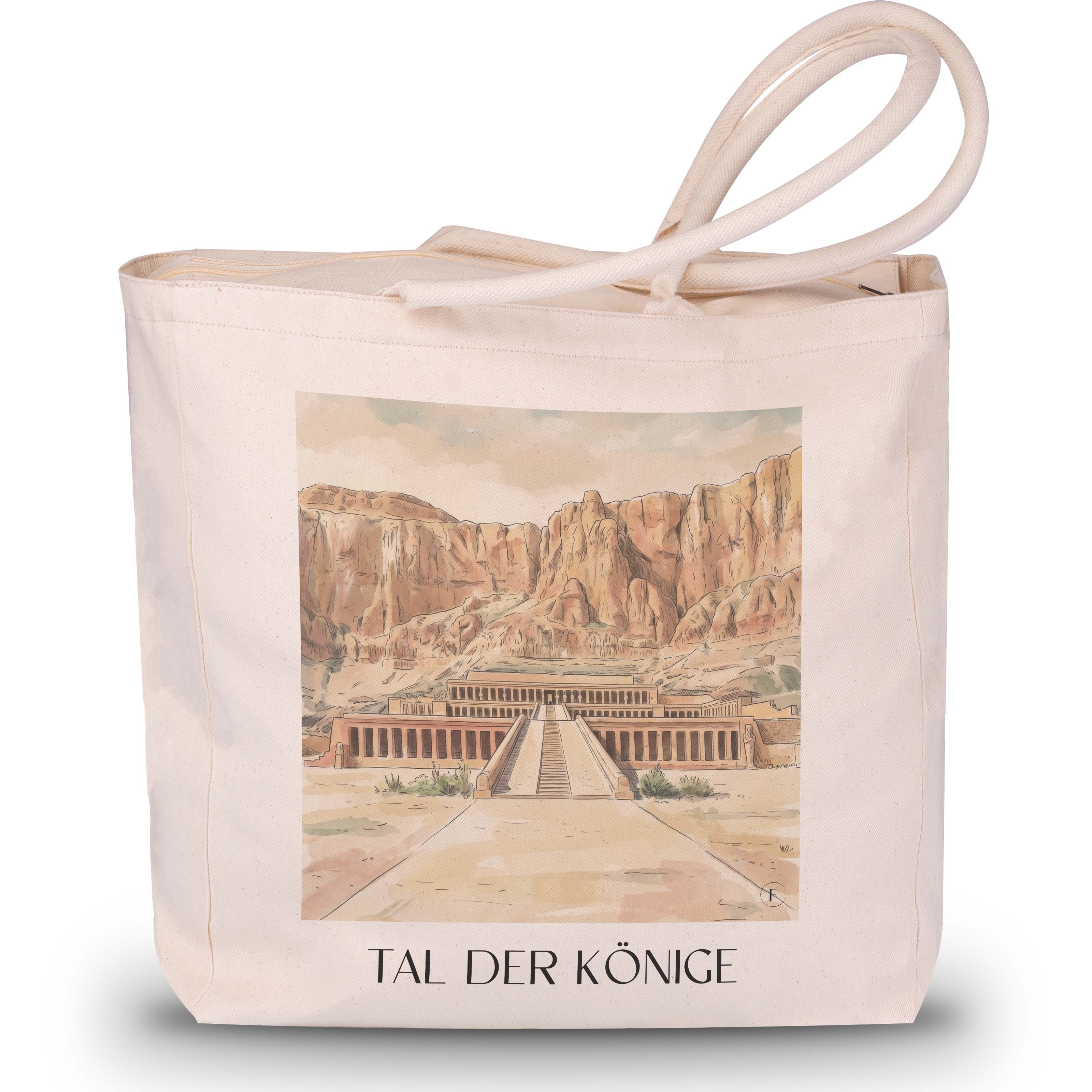 tal-der-könige-ägypten-einkaufstasche-aquarell