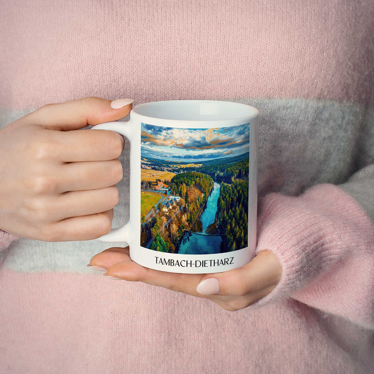 tambach-dietharz-thüringer-wald-deutschland-kaffeebecher-oil-painting-oelgemaelde