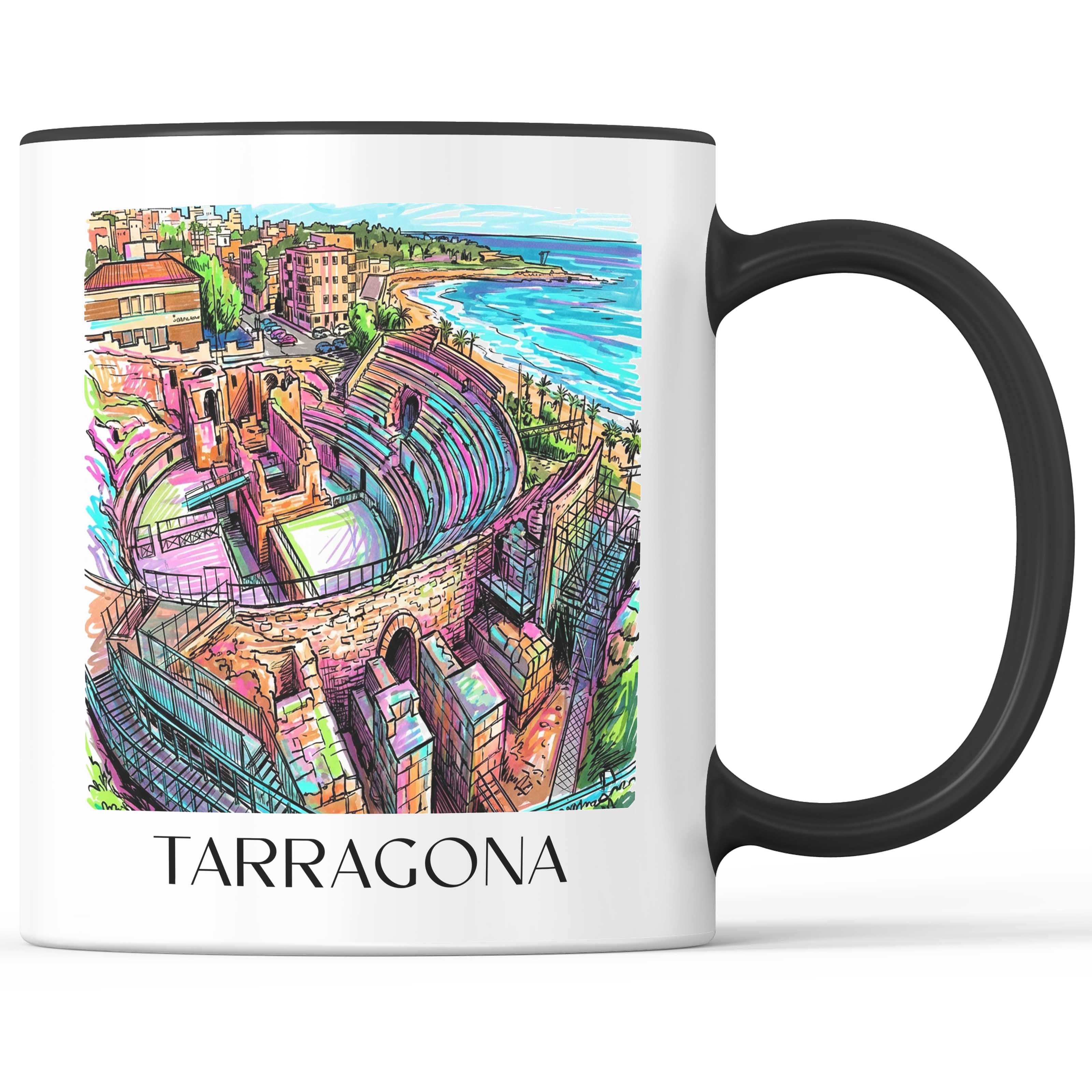 tarragona-spanien-spanien-kaffeebecher-graffiti