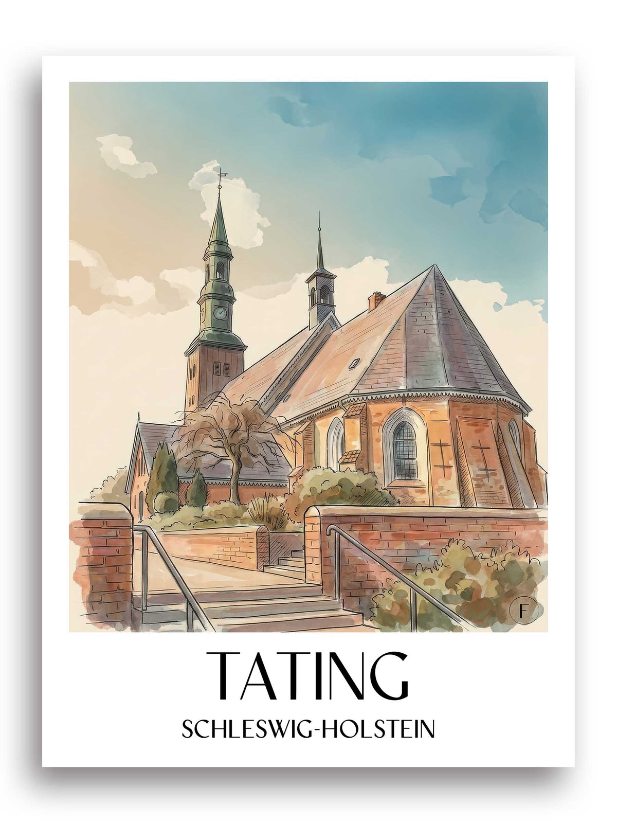 tating-schleswig-holstein-deutschland-poster-aquarell