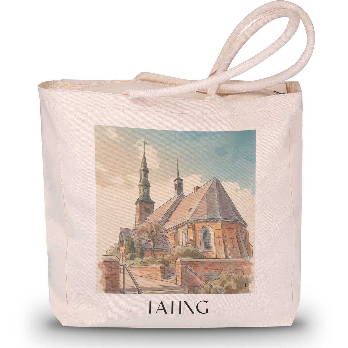 tating-schleswig-holstein-deutschland-einkaufstasche-aquarell