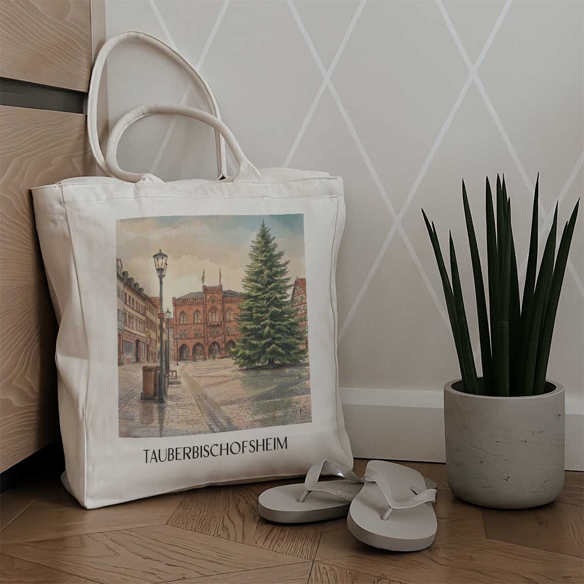 tauberbischofsheim-baden-württemberg-deutschland-einkaufstasche-aquarell