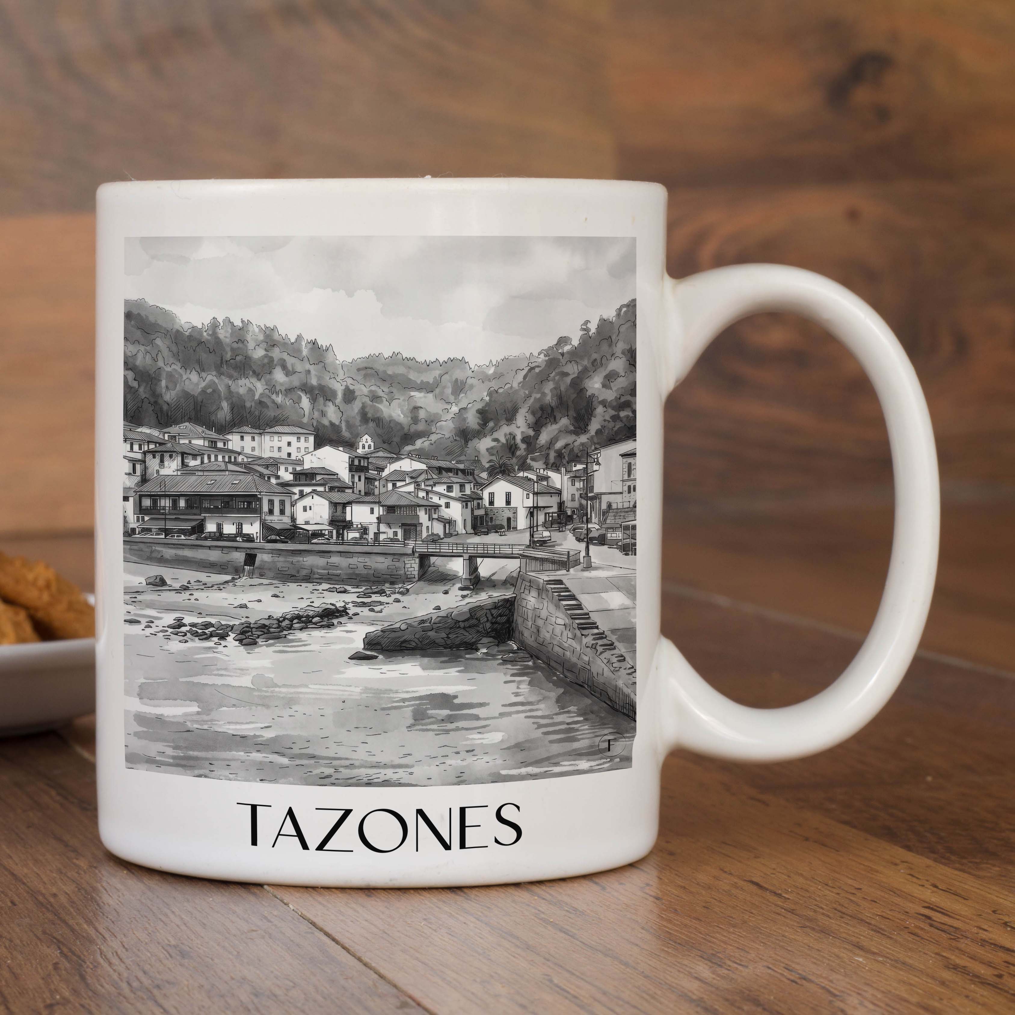 tazones-spanien-spanien-kaffeebecher-aquarell-schwarz-weiss
