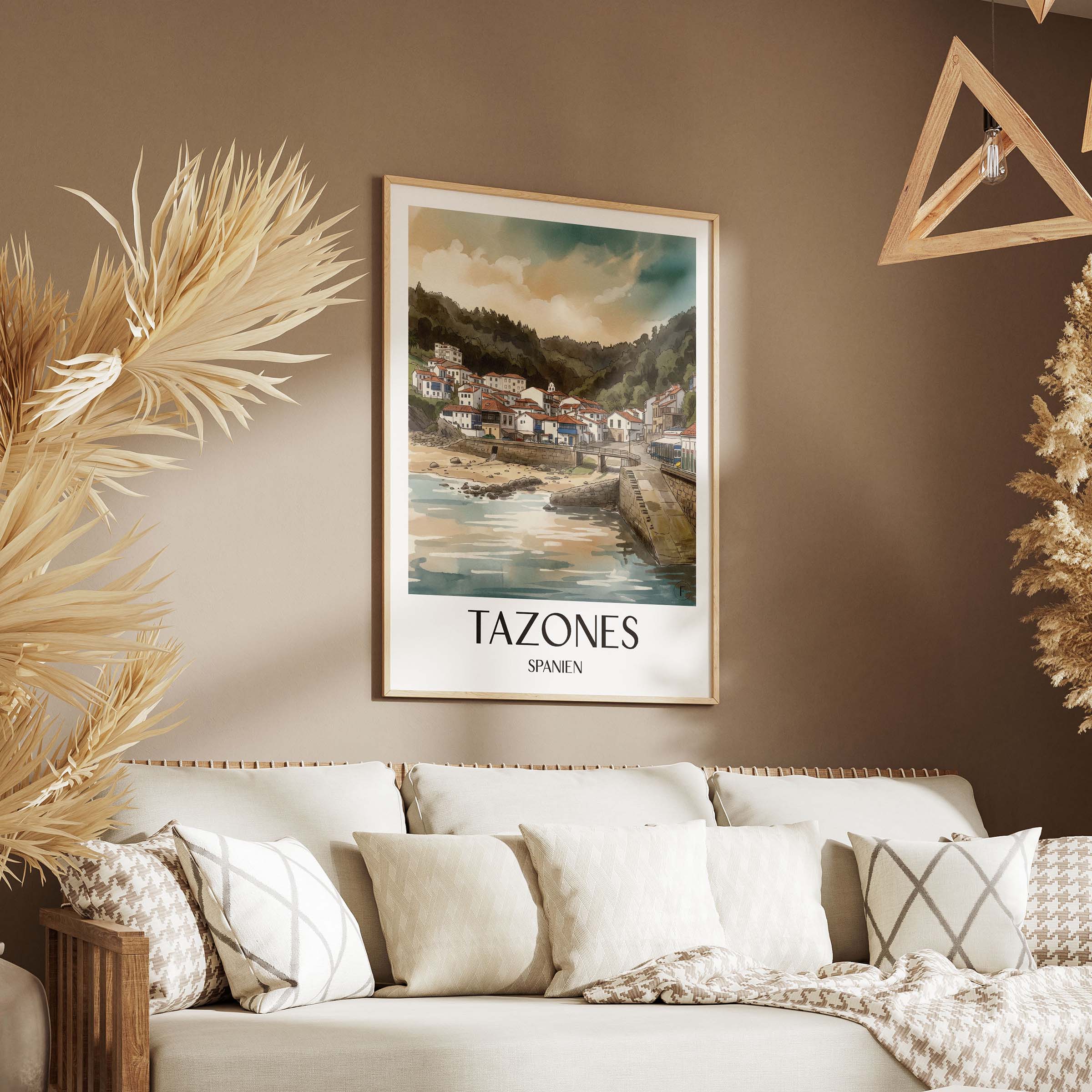 tazones-spanien-spanien-poster-aquarell
