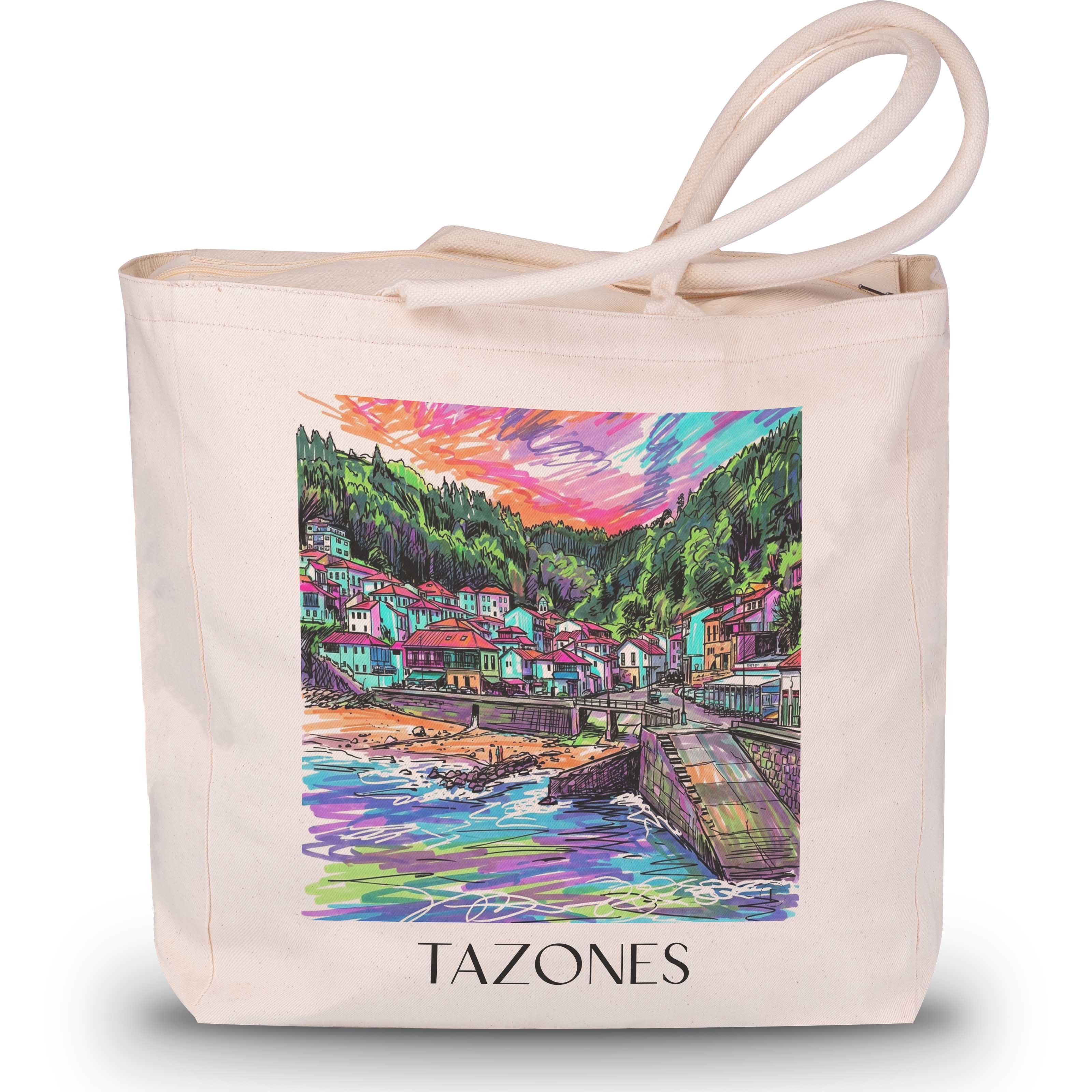 tazones-spanien-spanien-einkaufstasche-graffiti