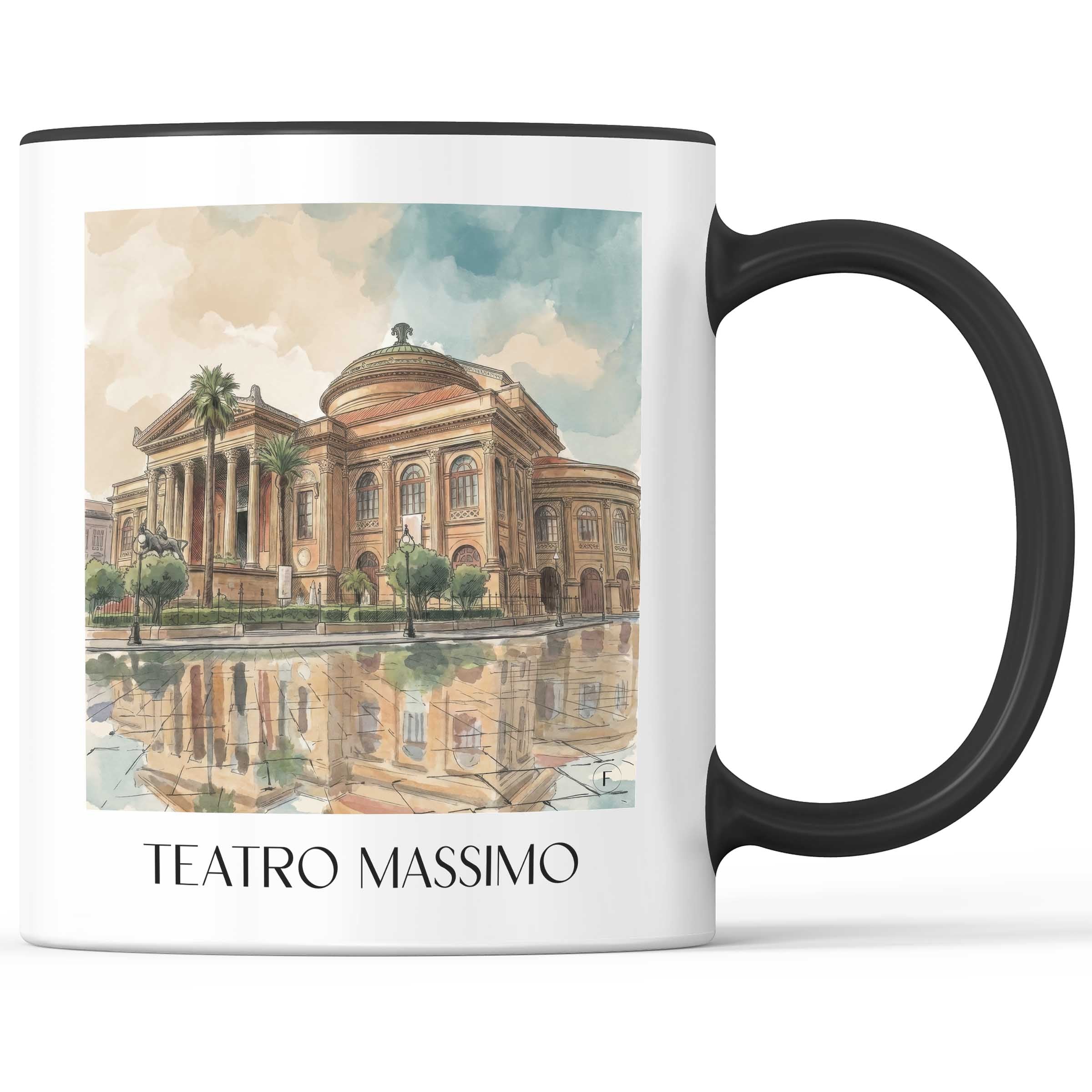 teatro-massimo-palermo-italien-kaffeebecher-aquarell