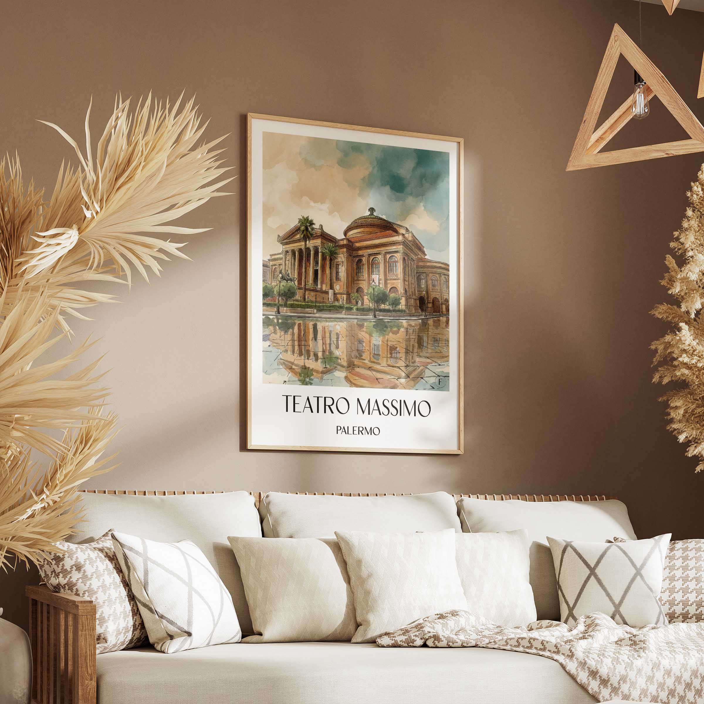 teatro-massimo-palermo-italien-poster-aquarell