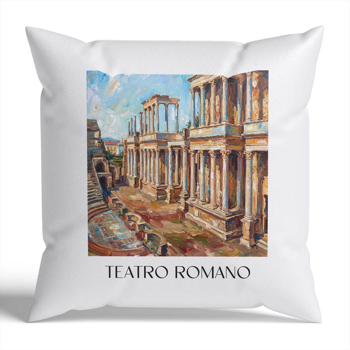 teatro-romano-mérída-spanien-kissenbezug-oil-painting-oelgemaelde