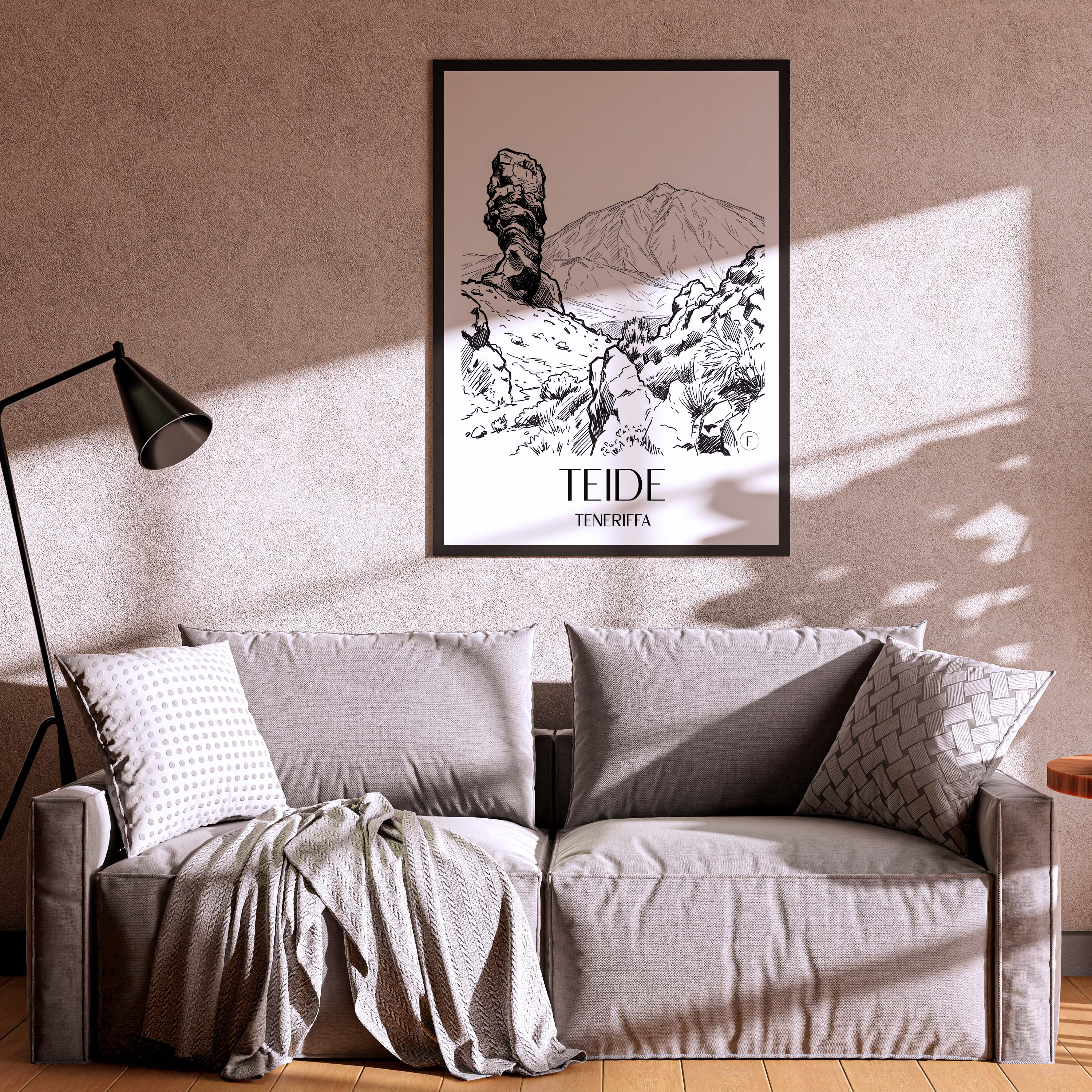 teide-teneriffa-spanien-poster-skizze