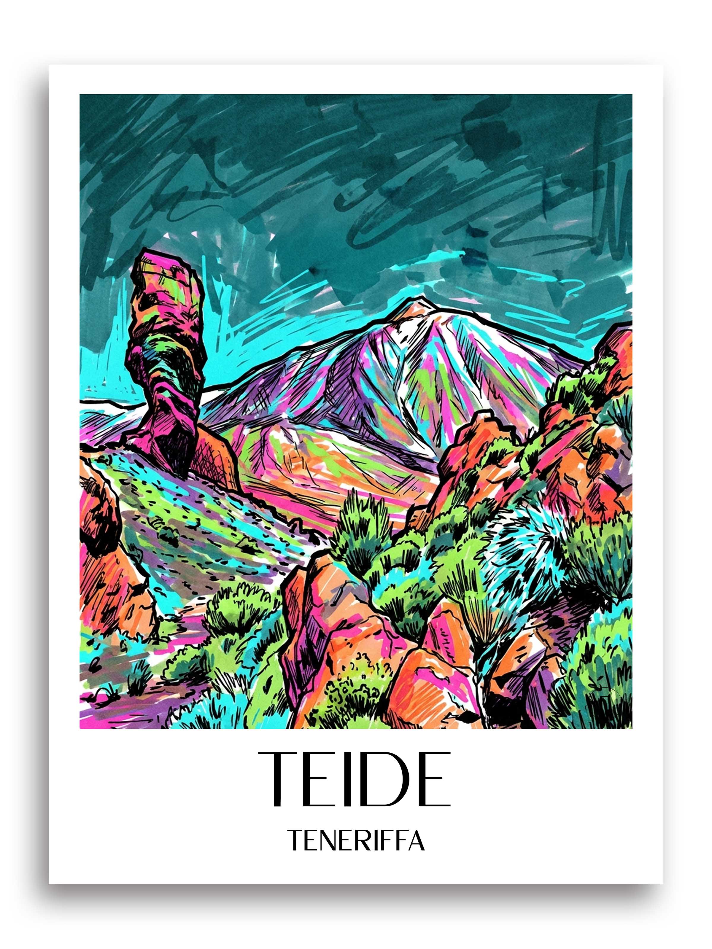 teide-teneriffa-spanien-poster-graffiti