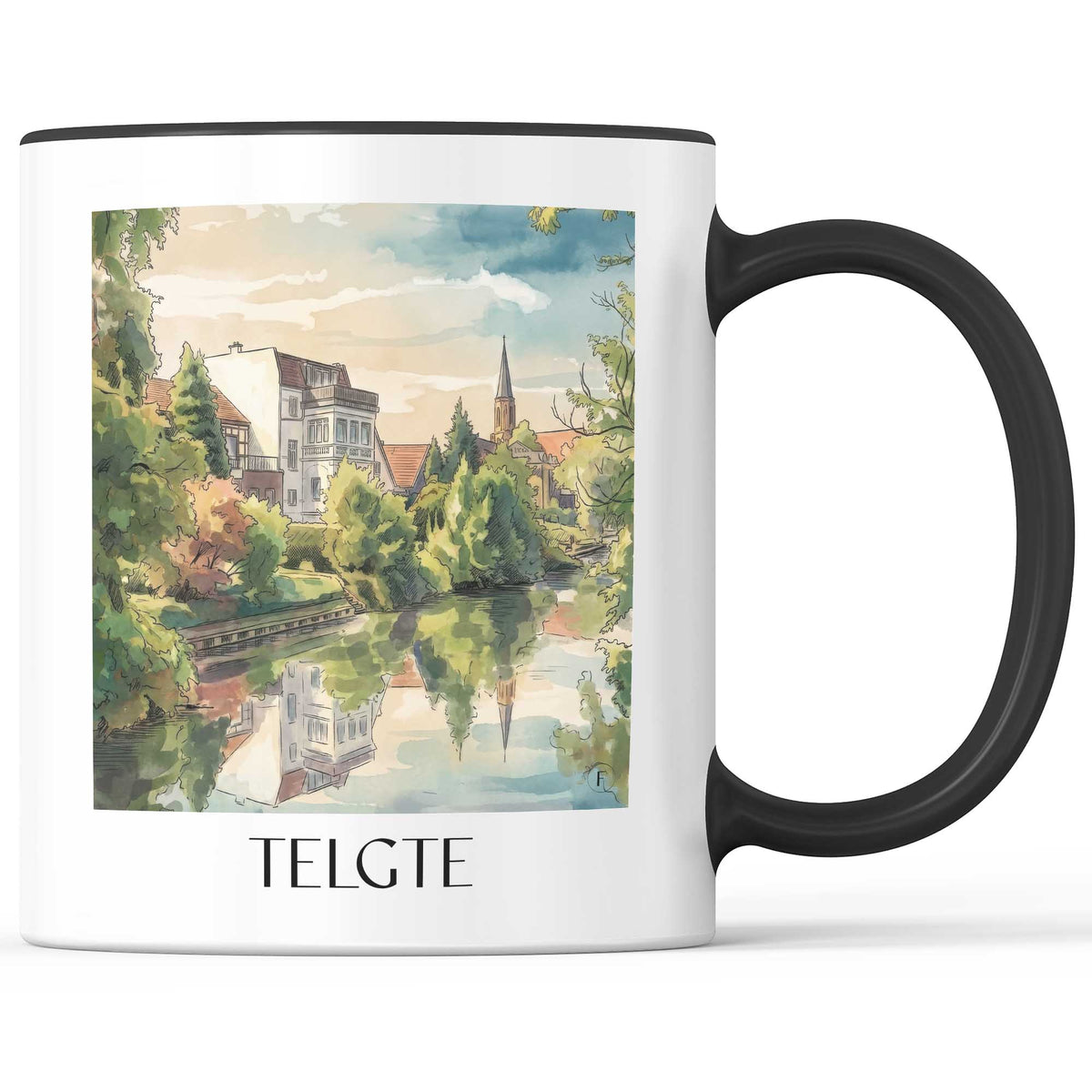 telgte-münsterland-deutschland-kaffeebecher-aquarell