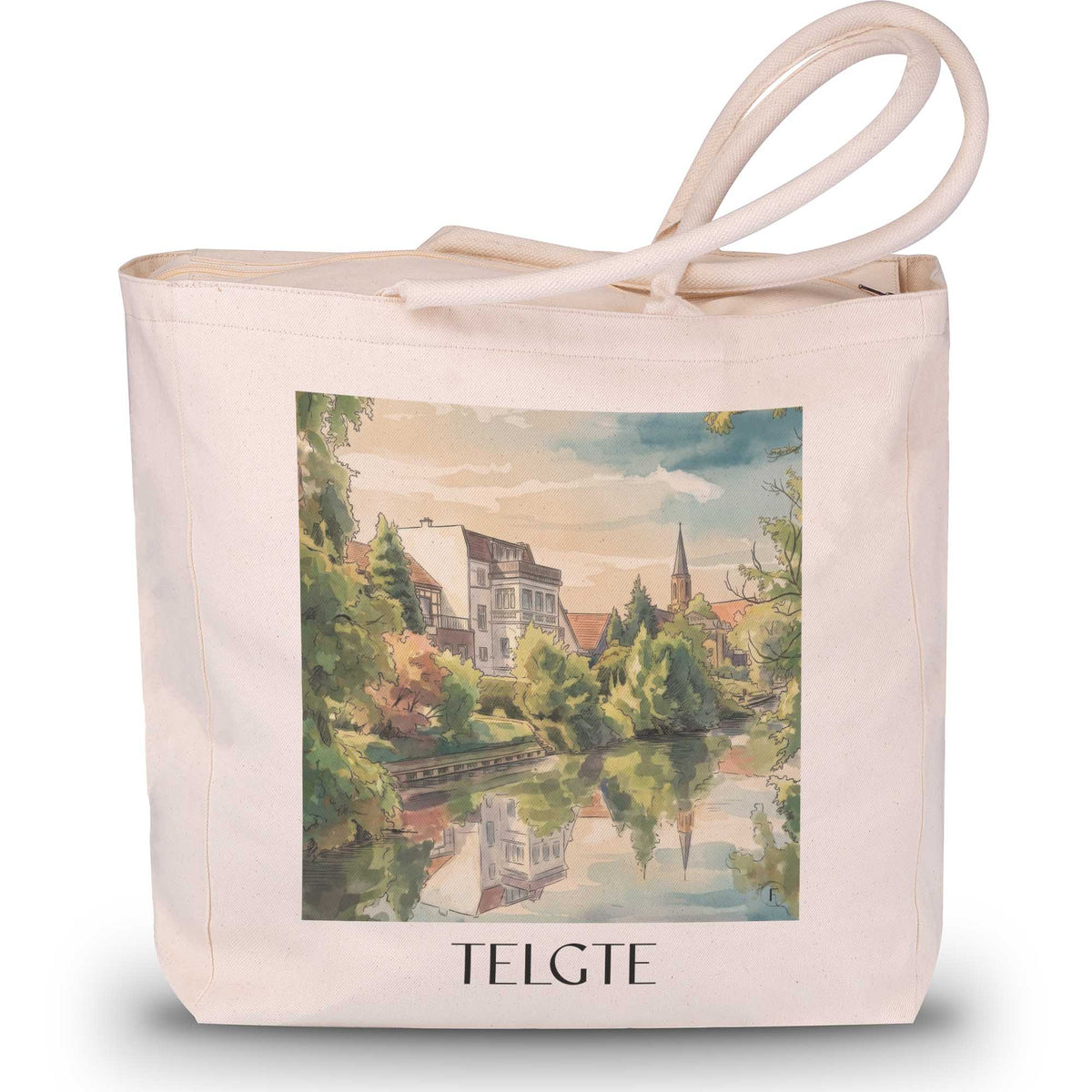 telgte-münsterland-deutschland-einkaufstasche-aquarell
