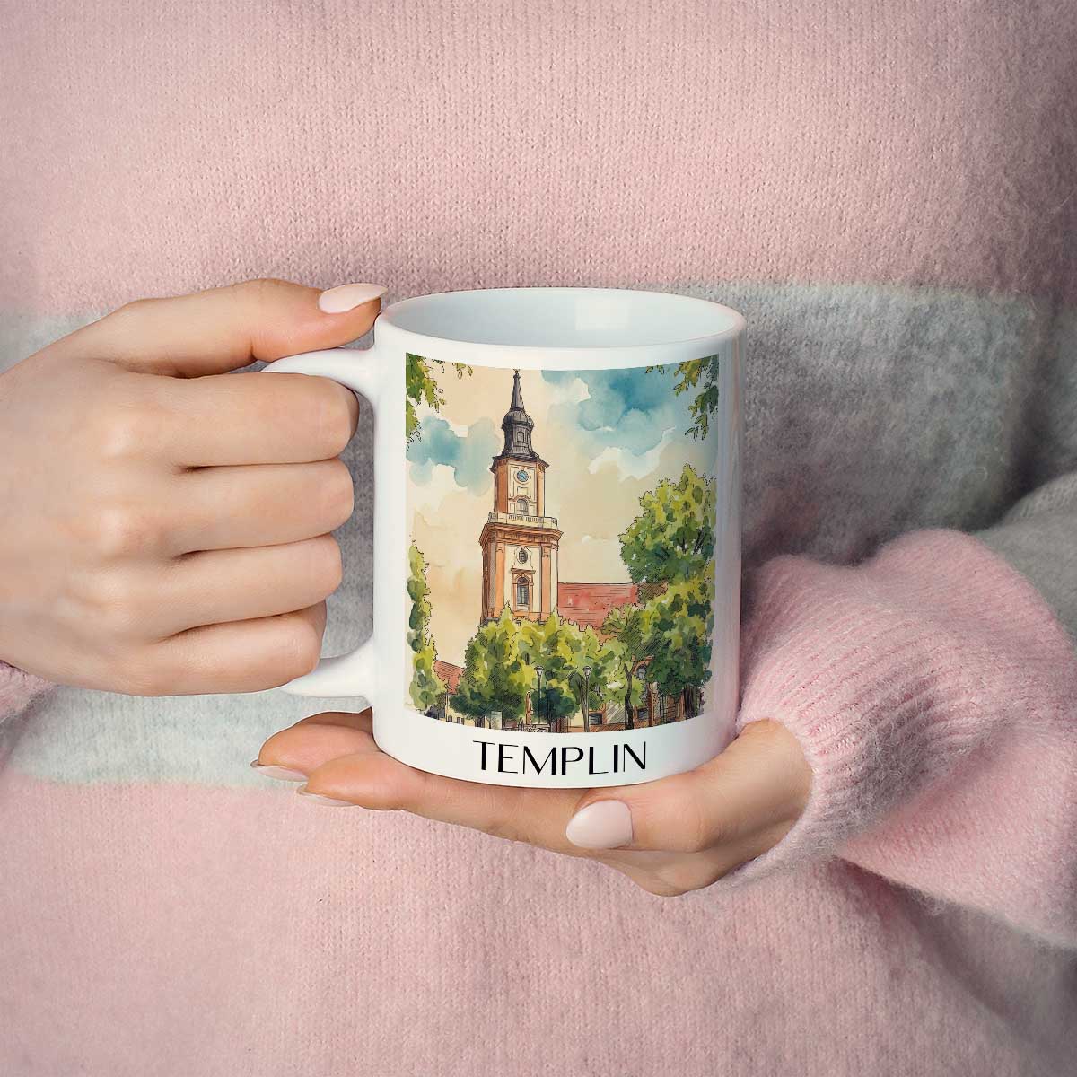 templin-uckermark-deutschland-kaffeebecher-aquarell