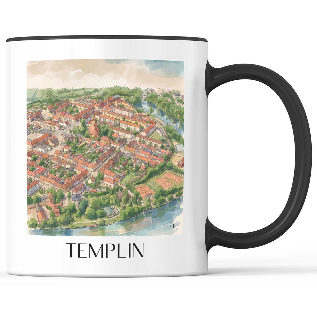 templin-uckermark-deutschland-kaffeebecher-aquarell