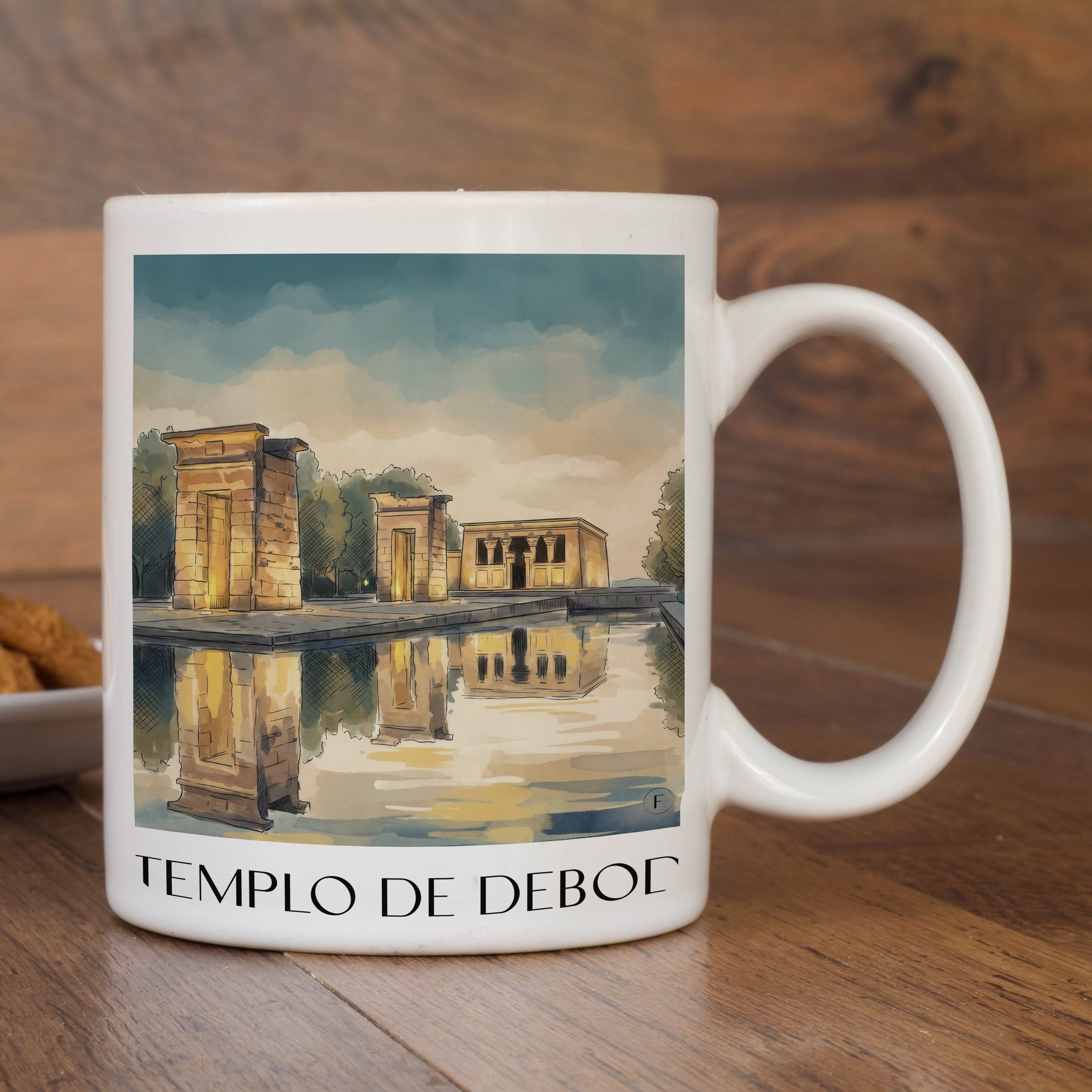 templo-de-debod-madrid-spanien-kaffeebecher-aquarell