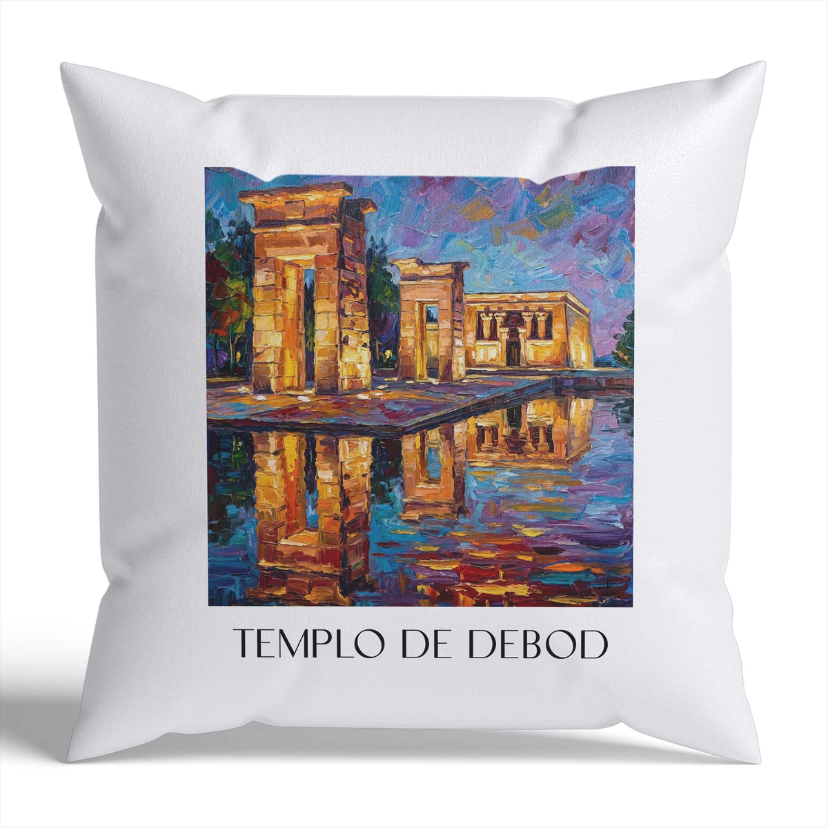 templo-de-debod-madrid-spanien-kissenbezug-oil-painting-oelgemaelde
