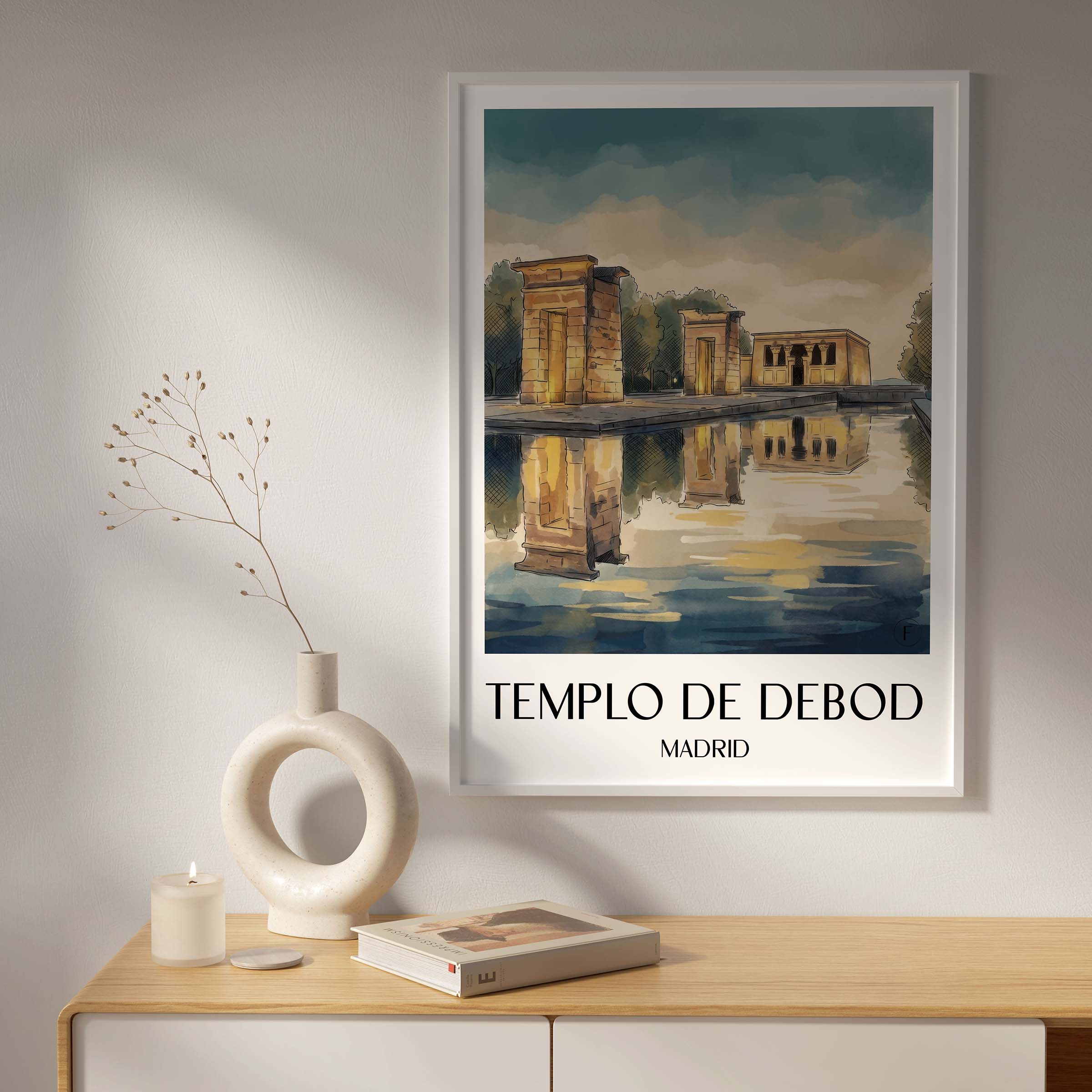 templo-de-debod-madrid-spanien-poster-aquarell